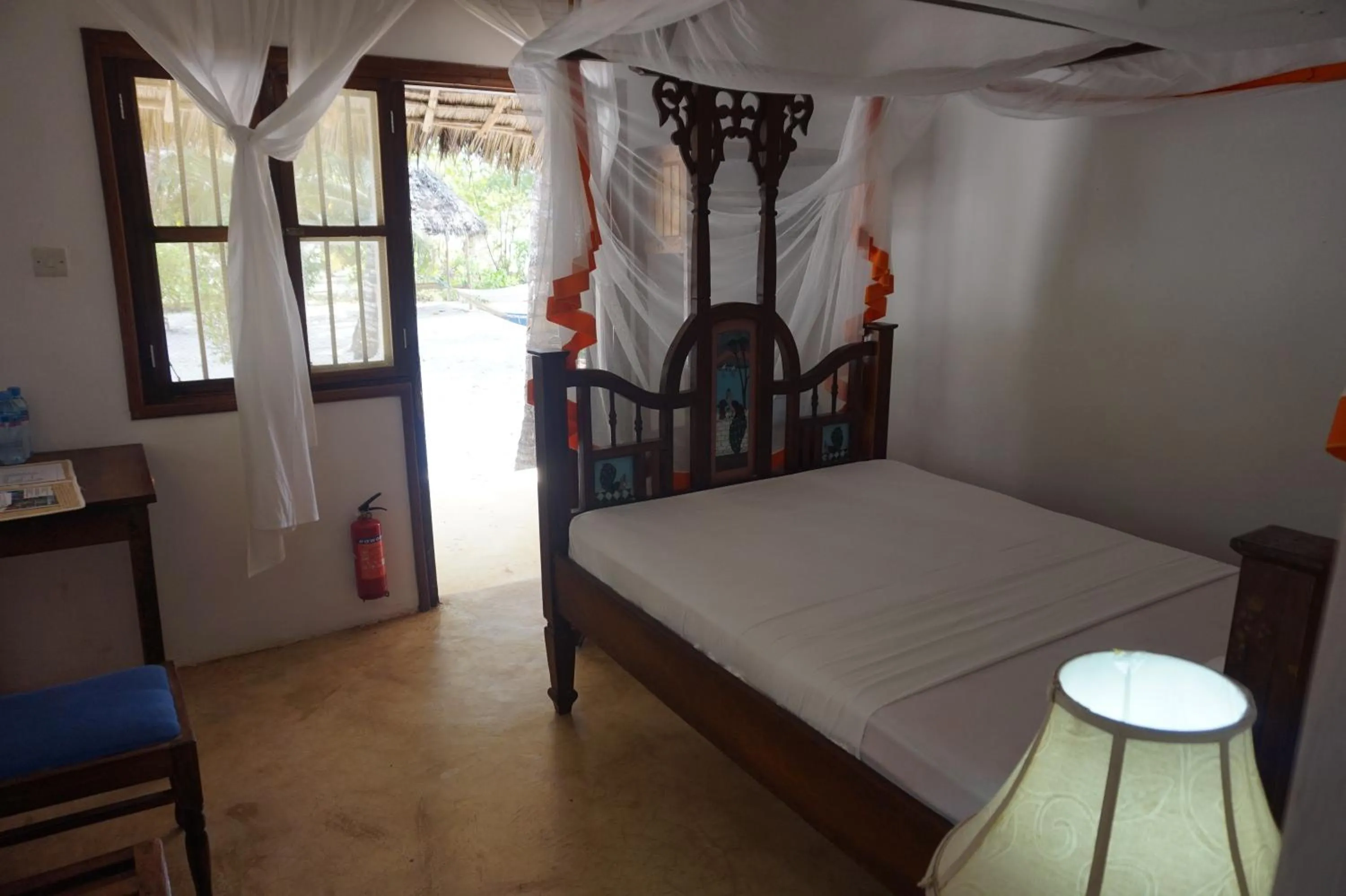 Bed in Panga Chumvi Beach Resort