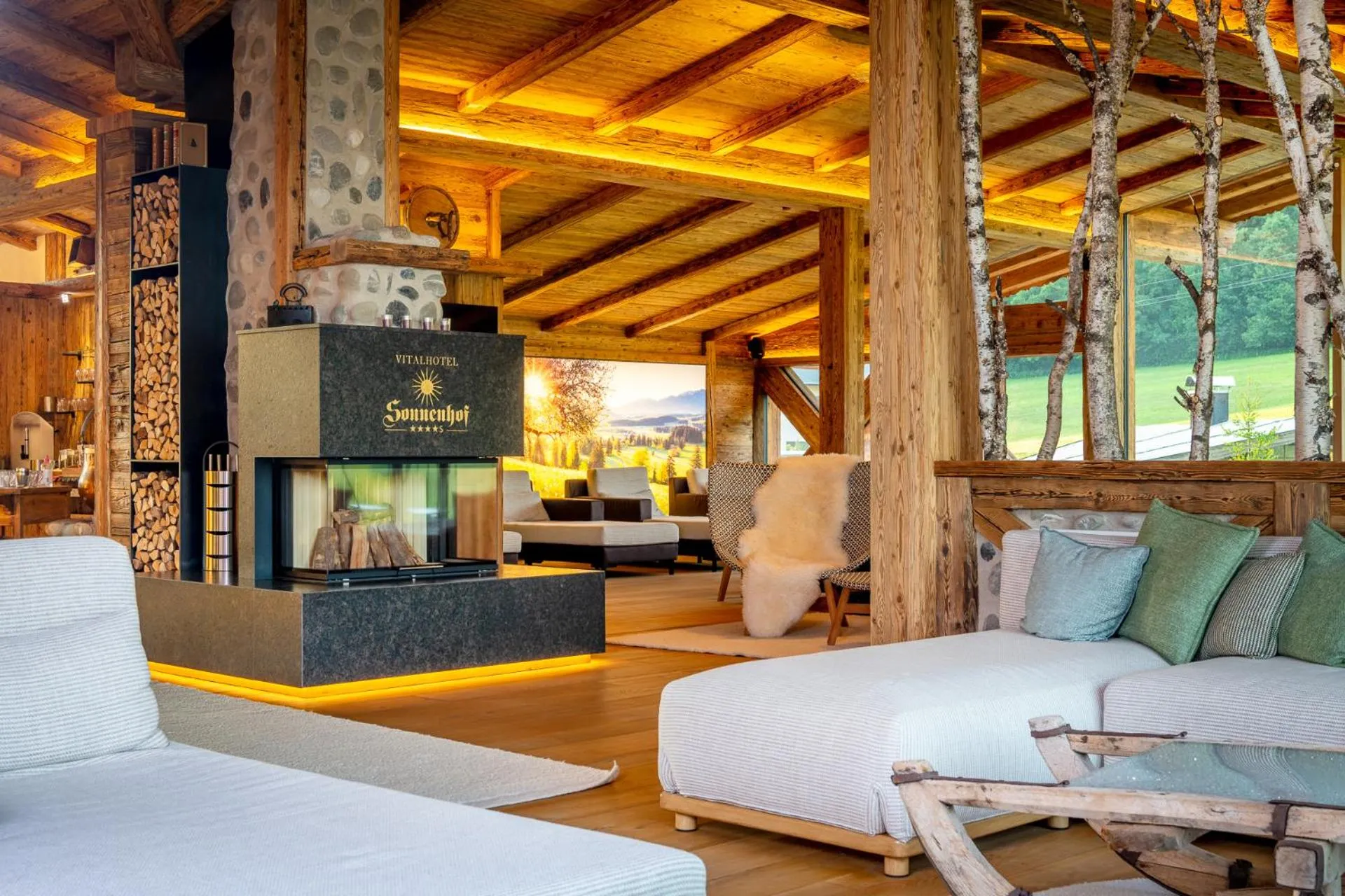 Spa and wellness centre/facilities in Vitalhotel Sonnenhof