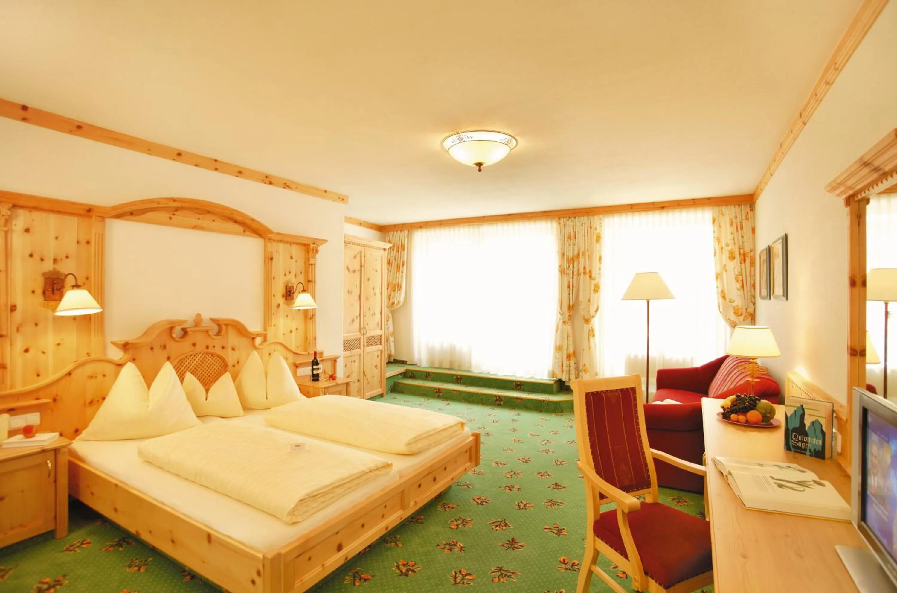 Bed in Vitalhotel Sonnenhof