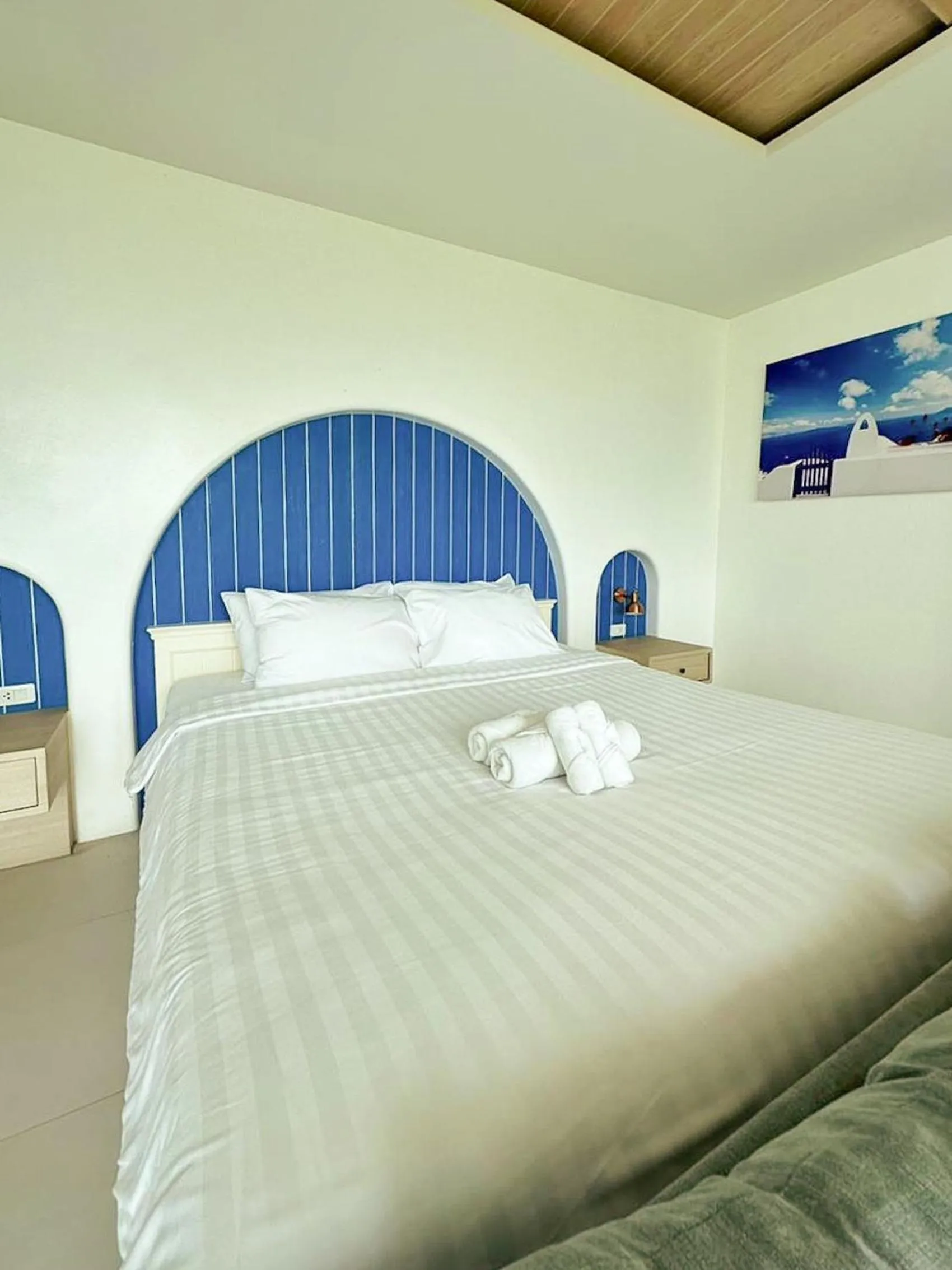 Bed in Costa Beach Residence & Jacuzzi