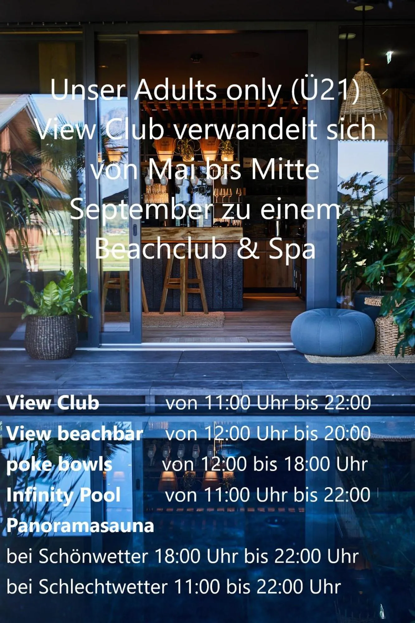 Text overlay in Hotel Gerl