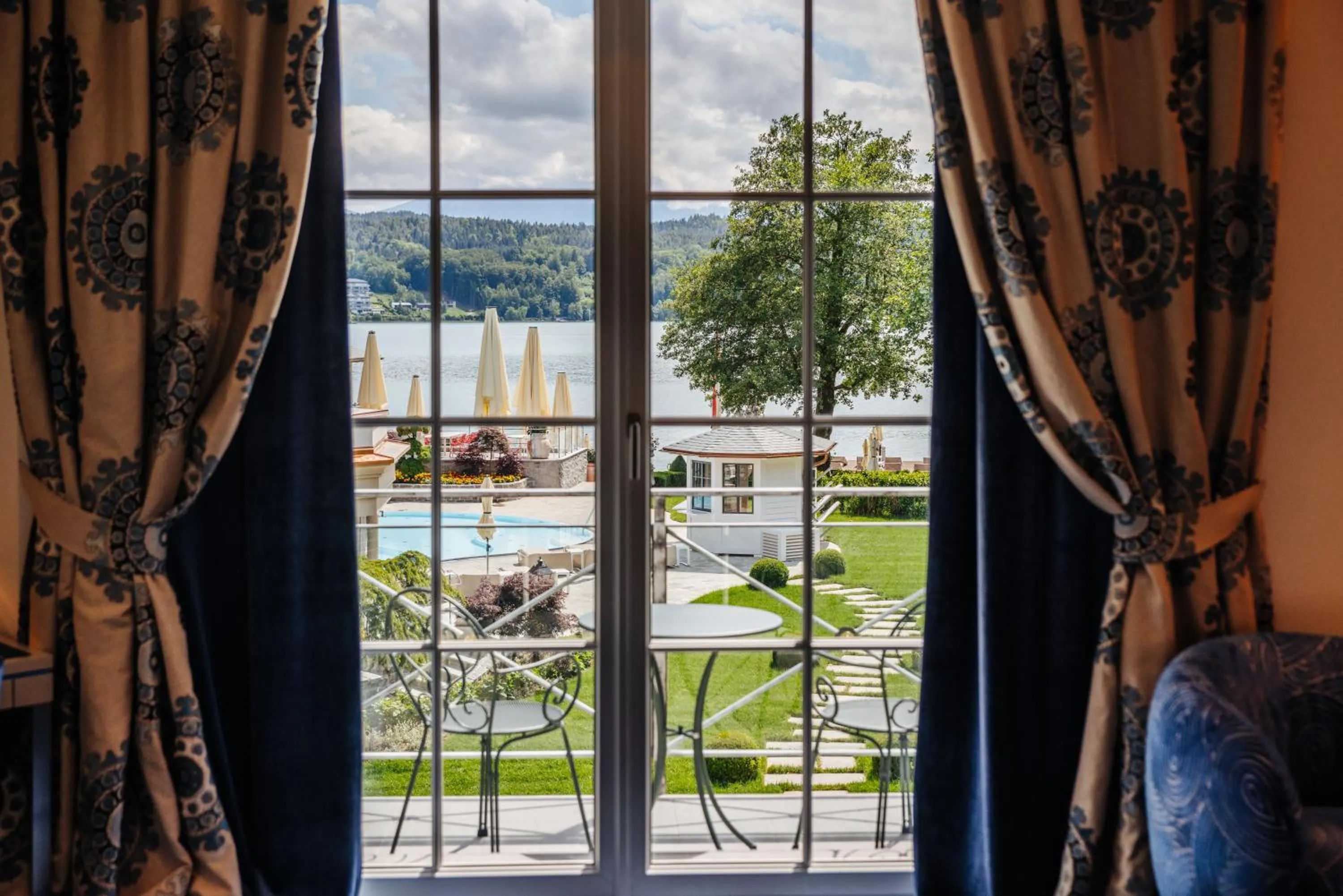 Balcony/Terrace in Hotel Schloss Seefels