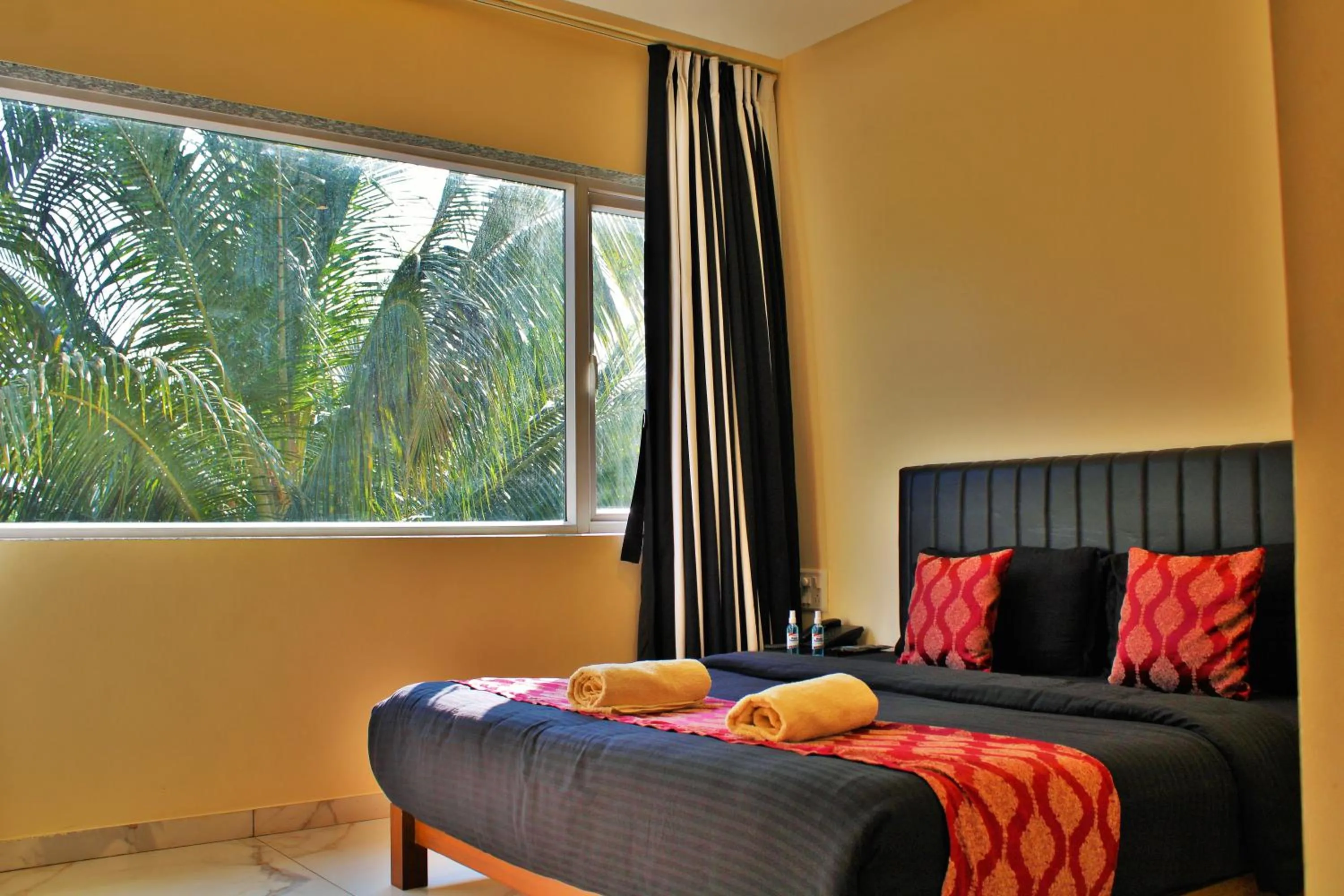 Bed in Wotel Calangute Goa