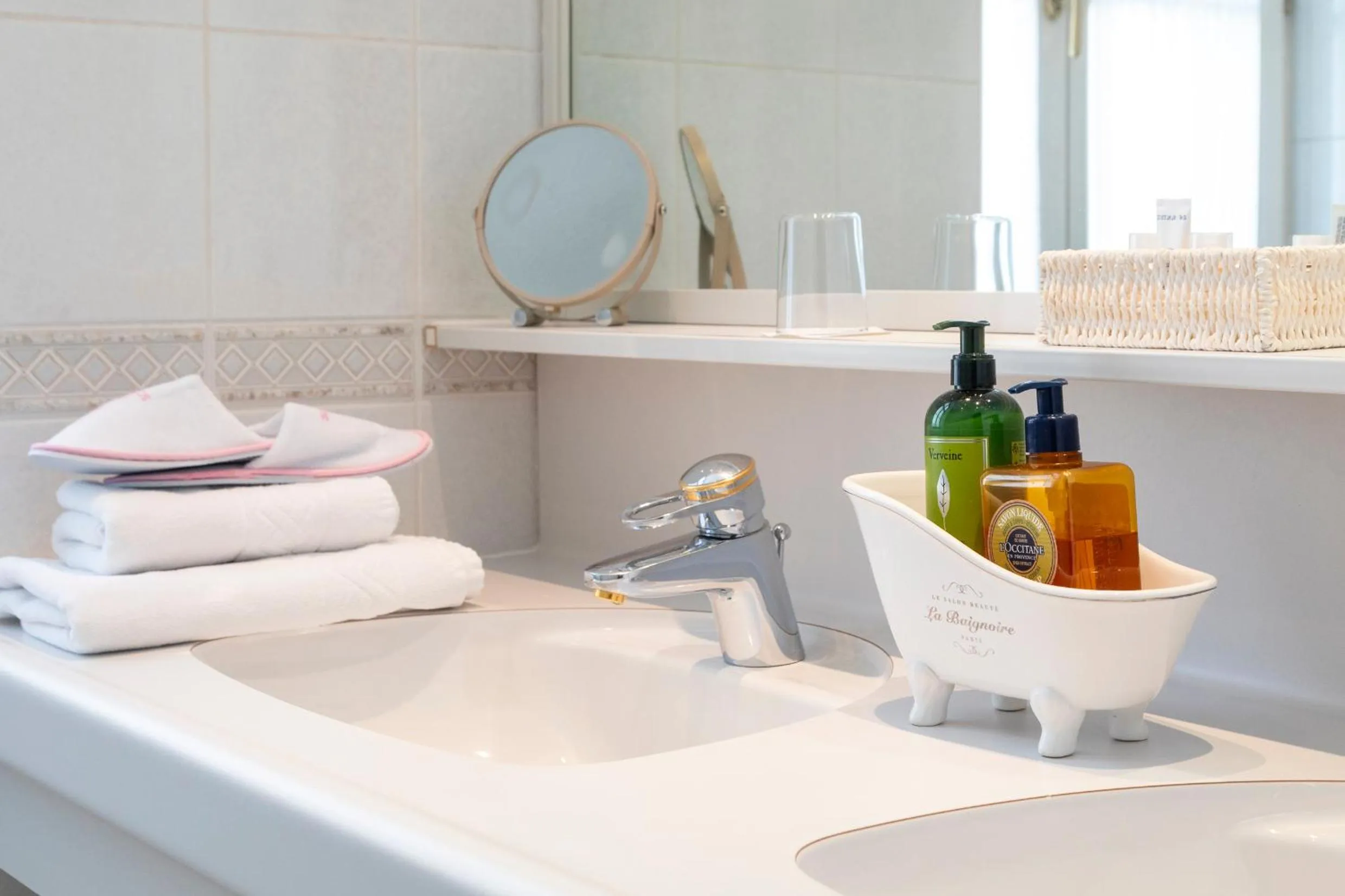 Bathroom in Hotel Schwalbe