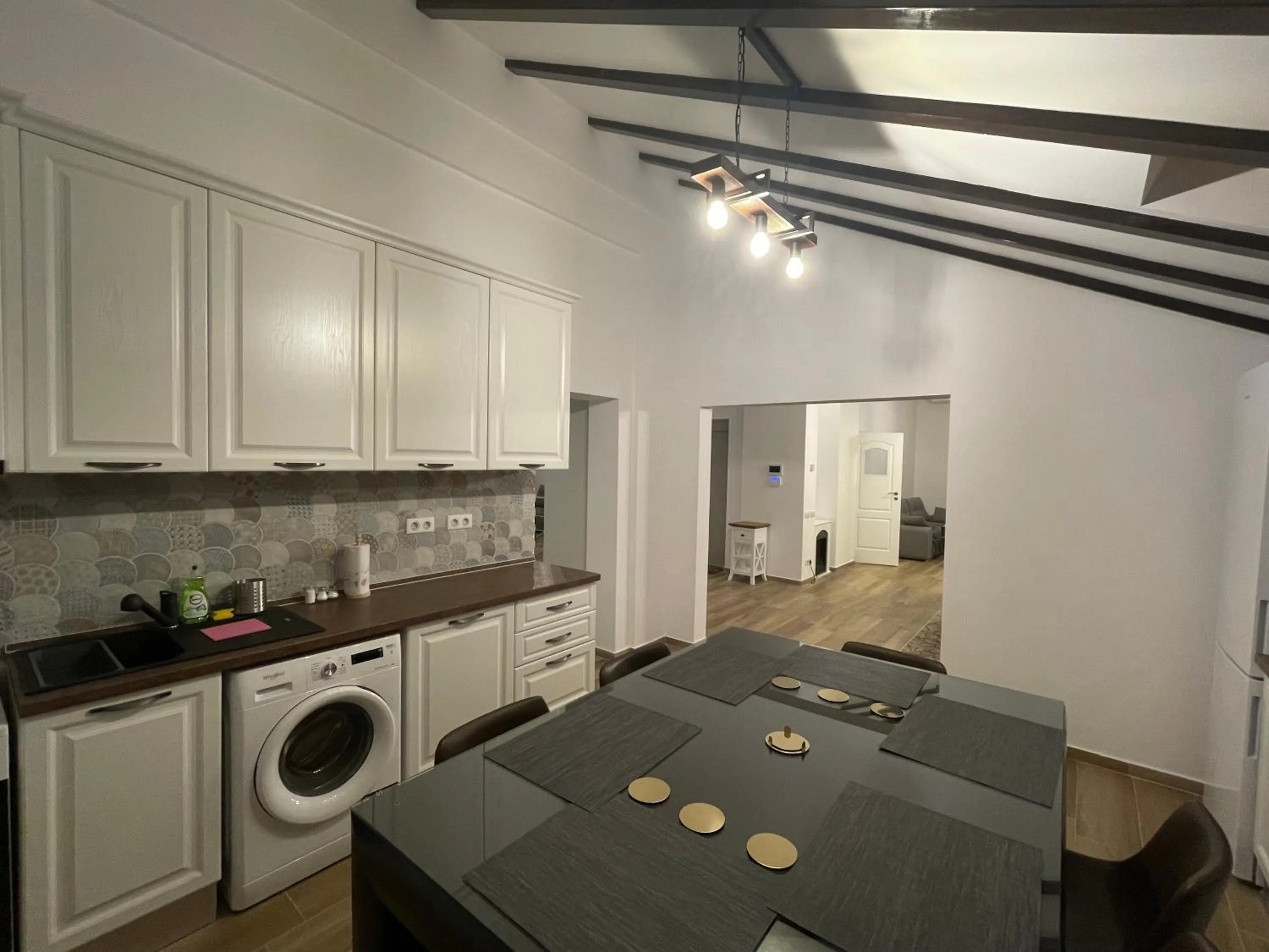 Kitchen or kitchenette in Iarca Inn