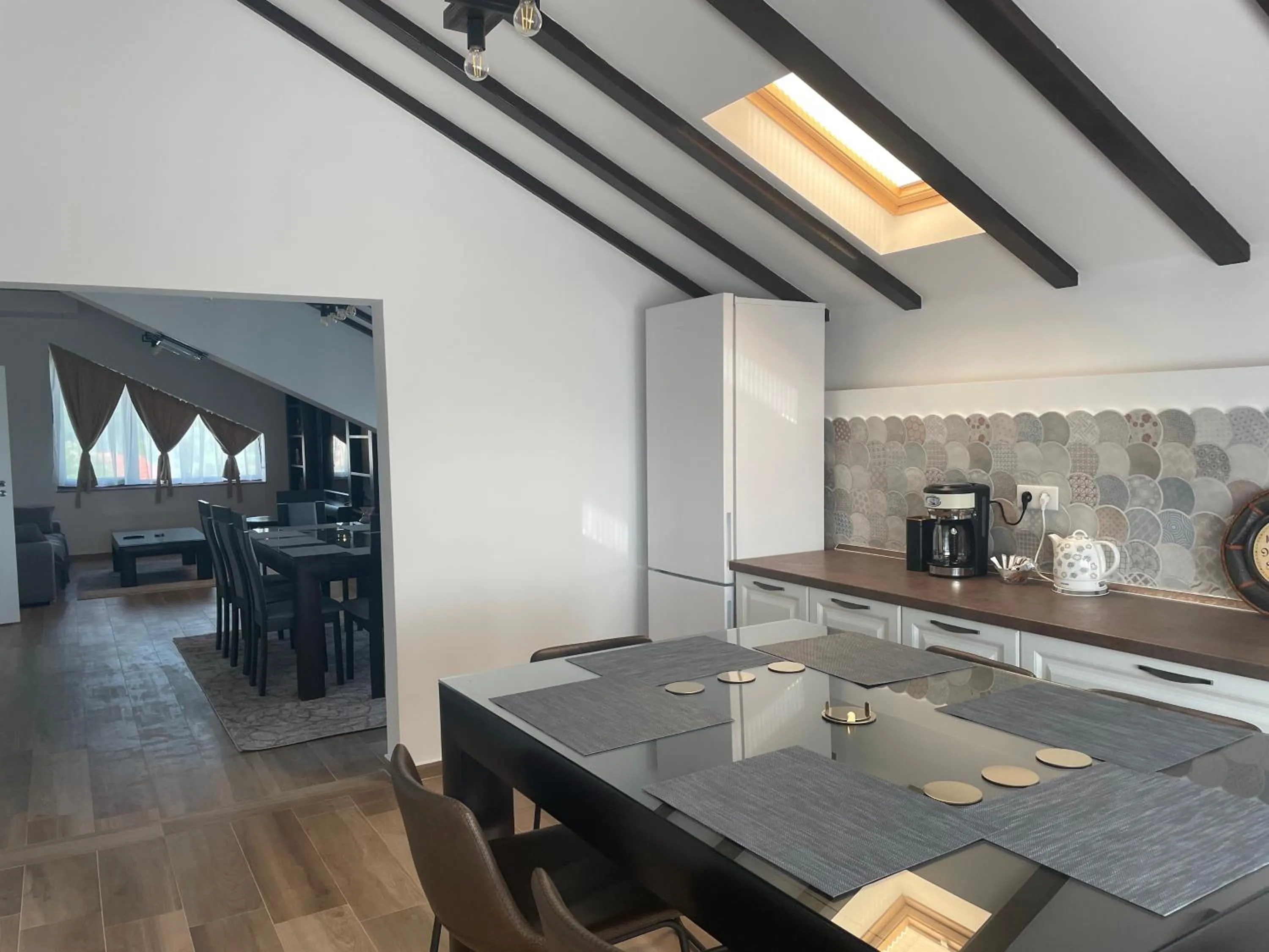 Kitchen or kitchenette in Iarca Inn