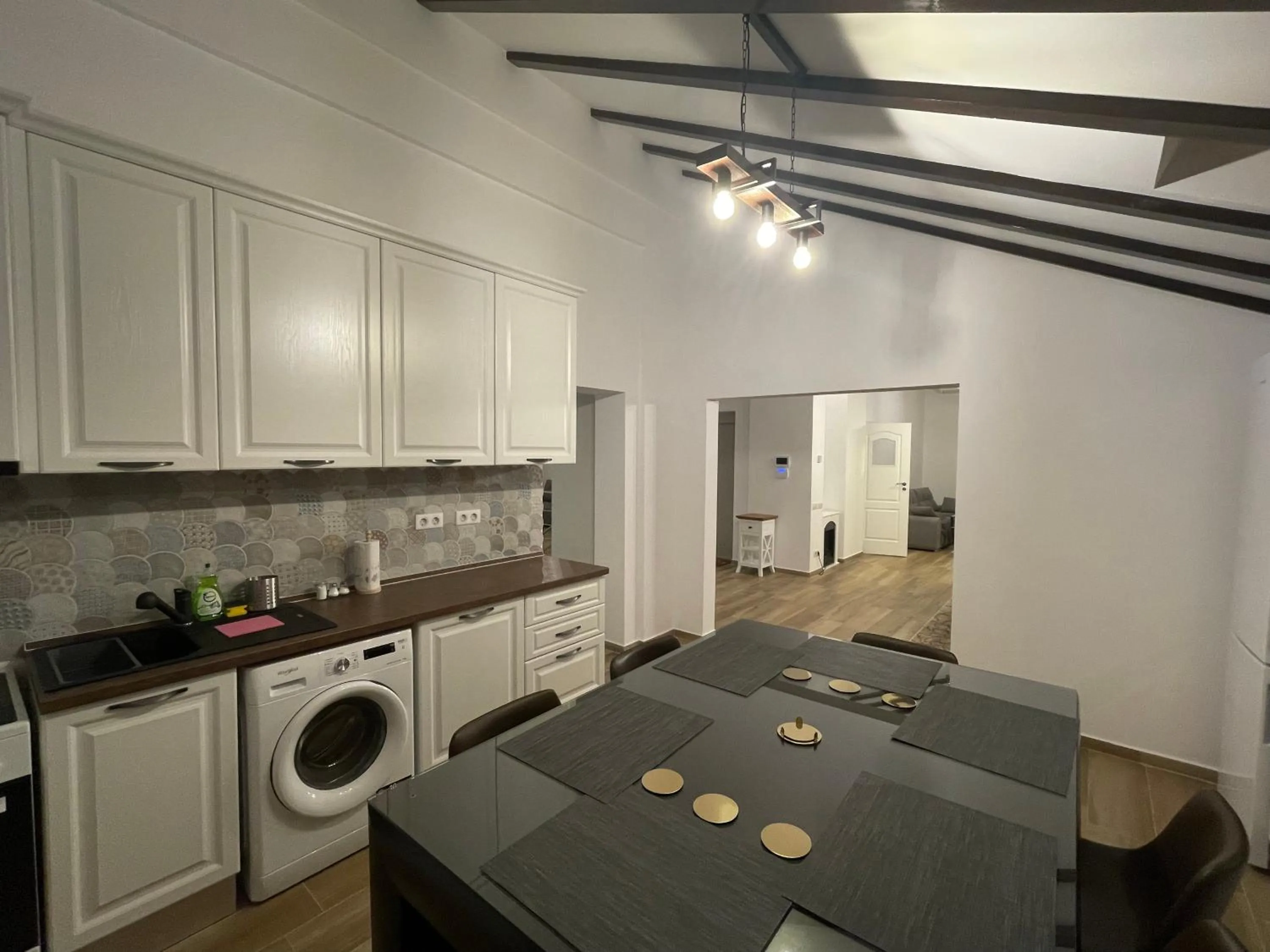 Kitchen or kitchenette in Iarca Inn