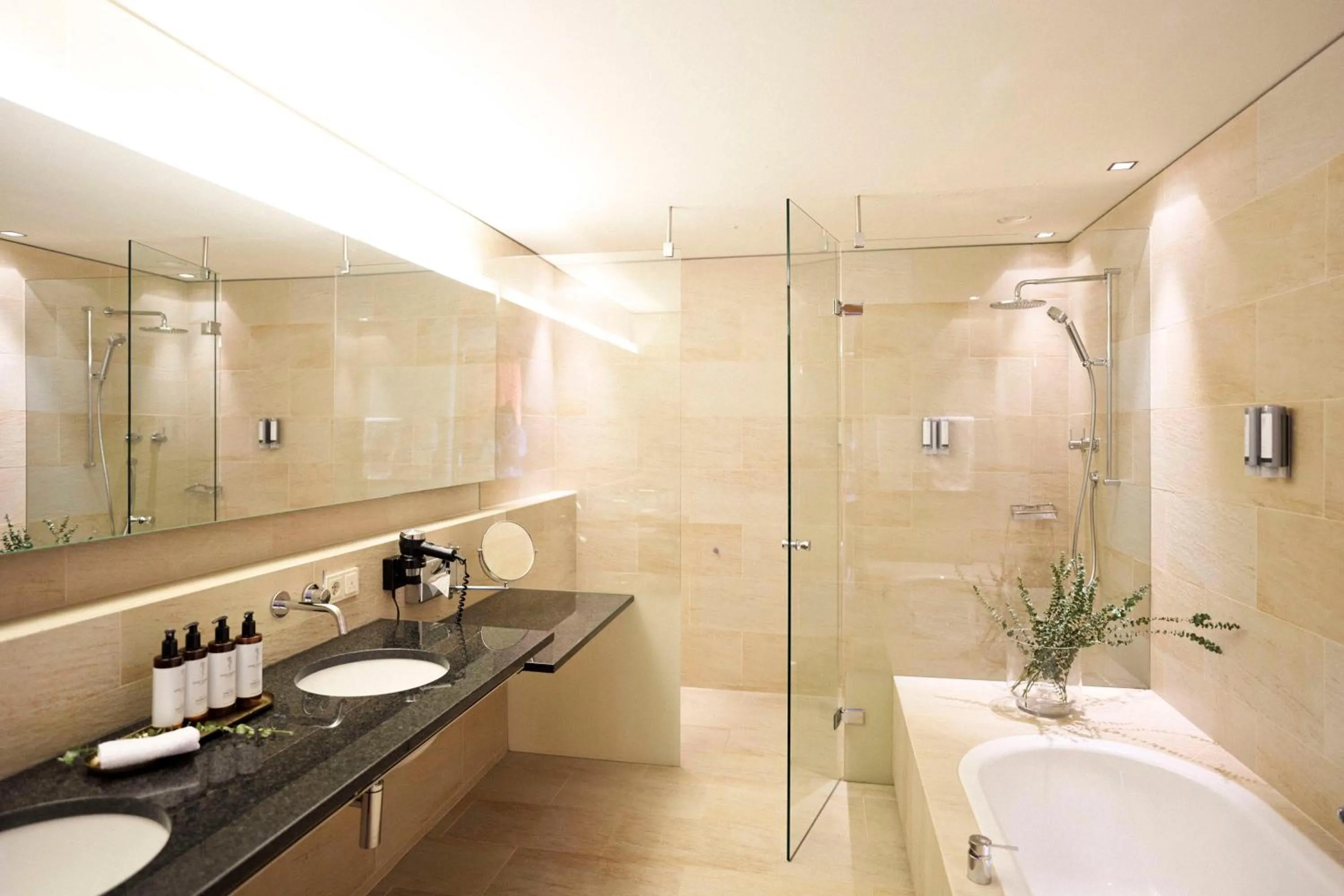 Shower in Hotel Steffisalp