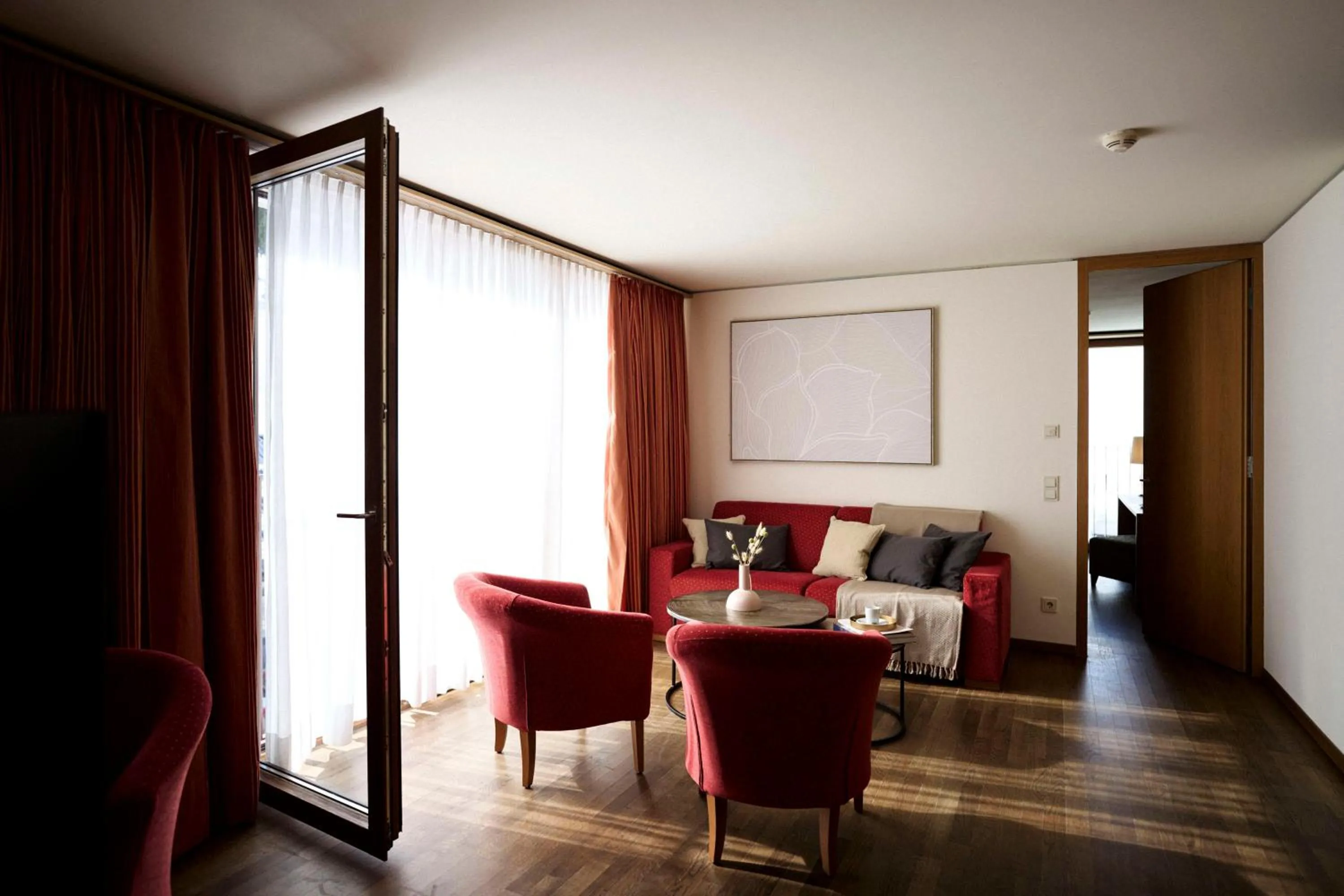 Living room in Hotel Steffisalp