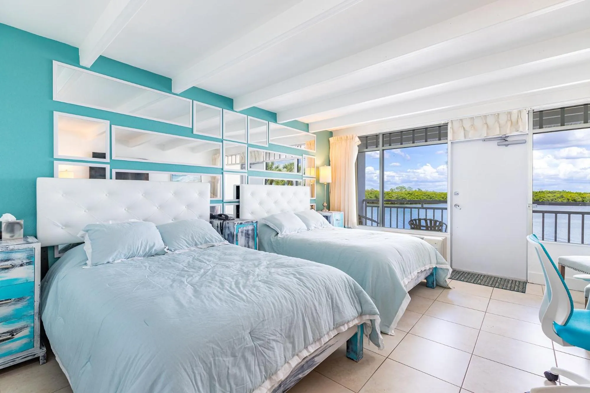 Bed in The Blue Lagoon