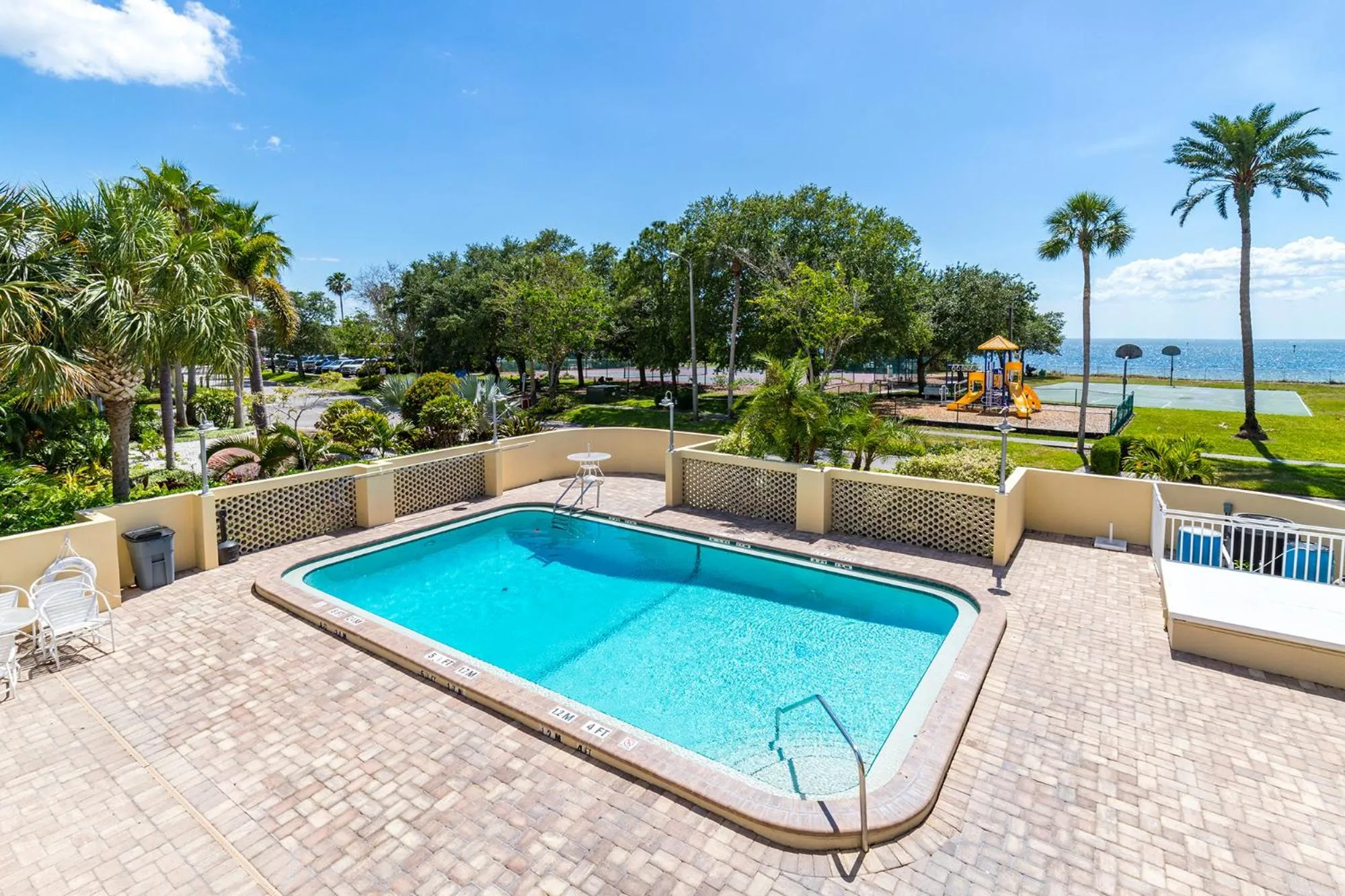 Pool view in The Blue Lagoon