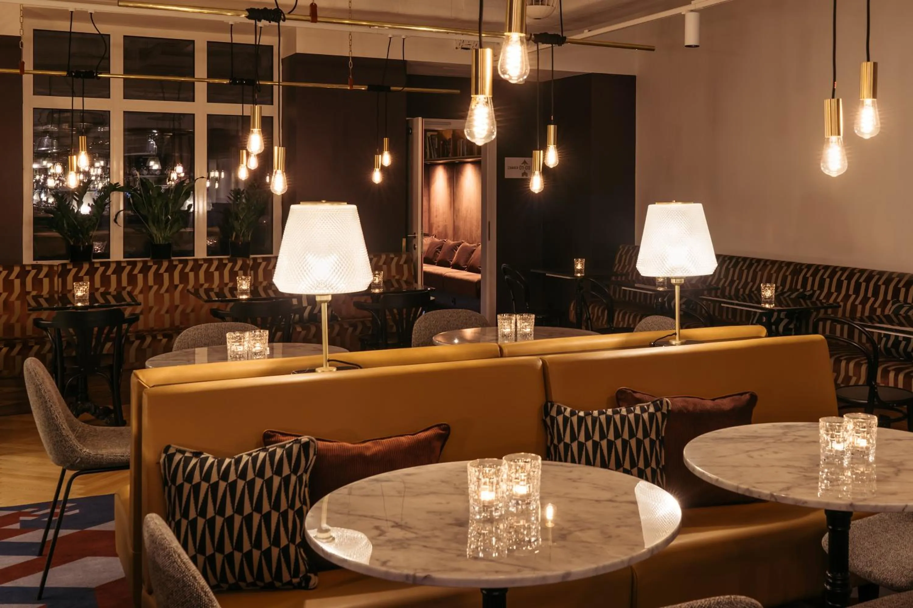 Decorative detail in Hotel Schani Salon