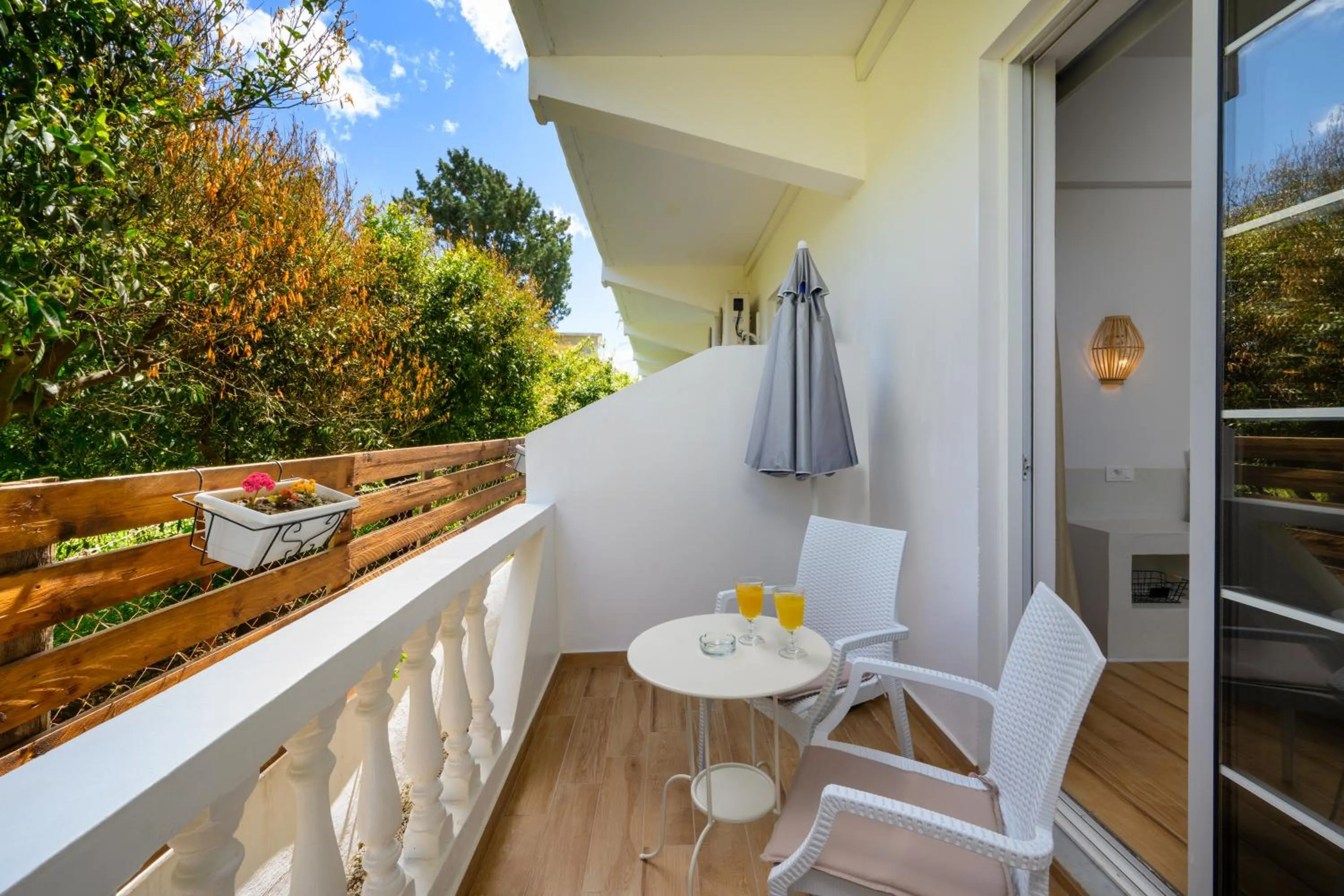 Balcony/Terrace in Afroditi Superior Apartments