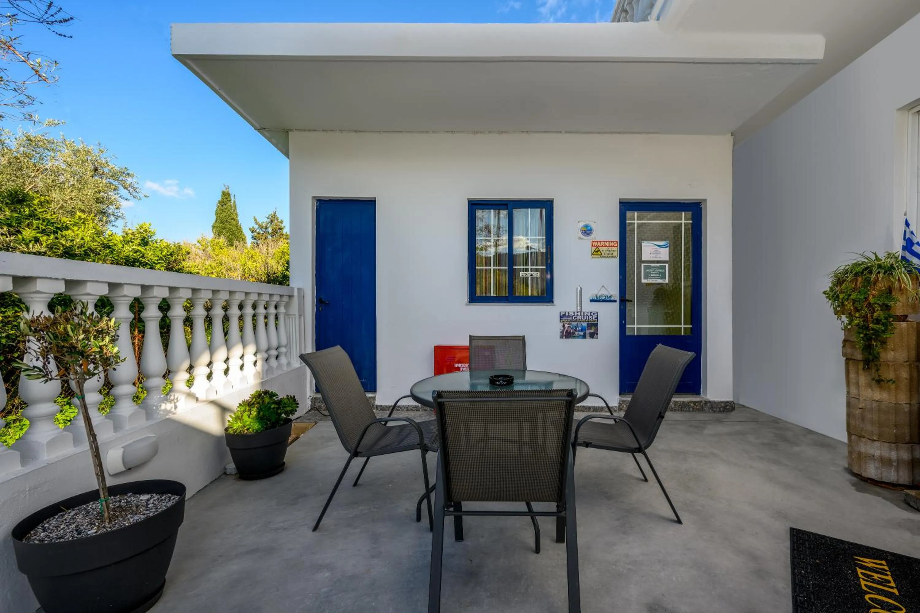 Patio in Afroditi Superior Apartments