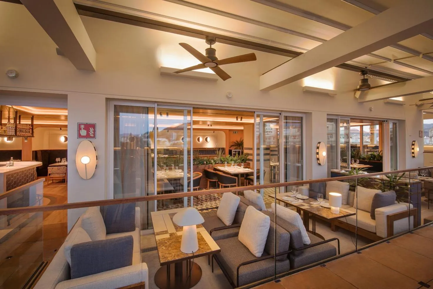 Restaurant/places to eat in Only YOU Hotel Málaga