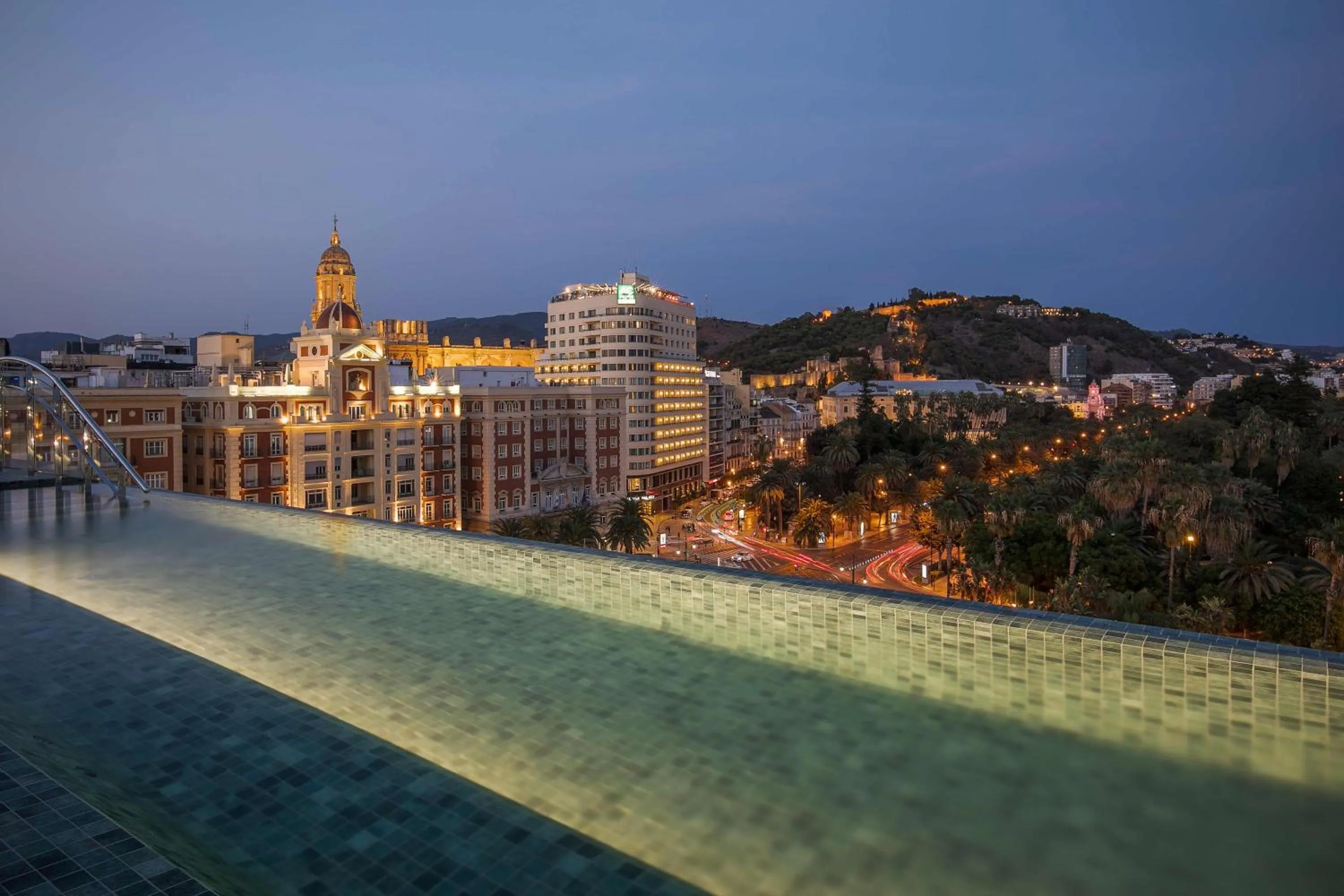 Swimming pool in Only YOU Hotel Málaga