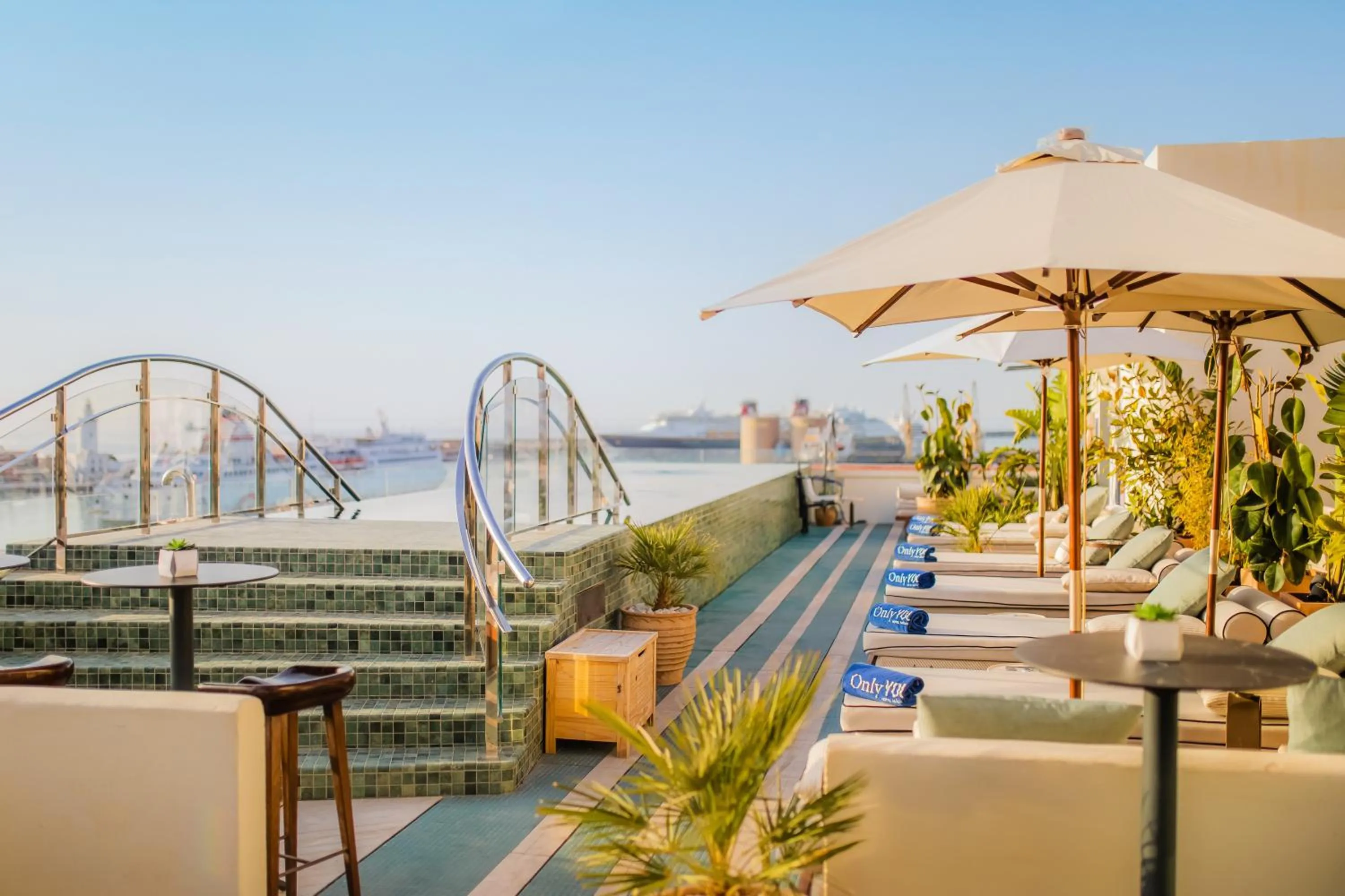 Swimming pool in Only YOU Hotel Málaga