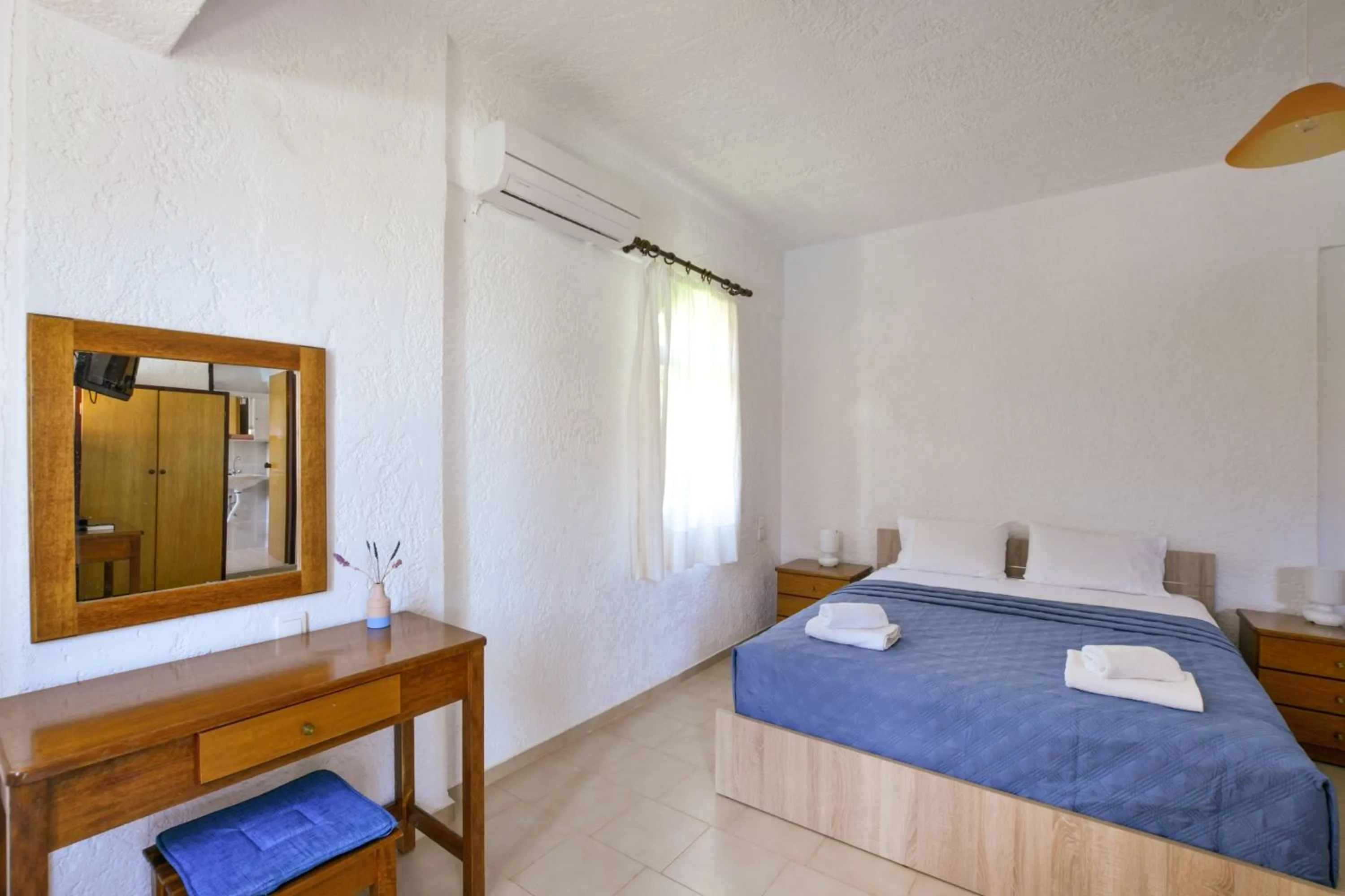 Bed in Galini Apartments