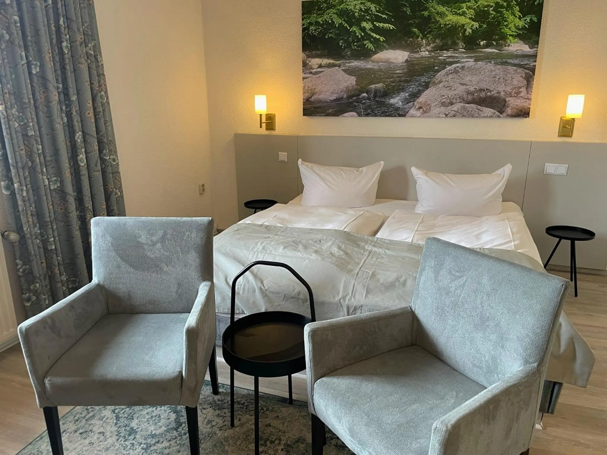 Bed in Harzhotel Warnstedter Krug