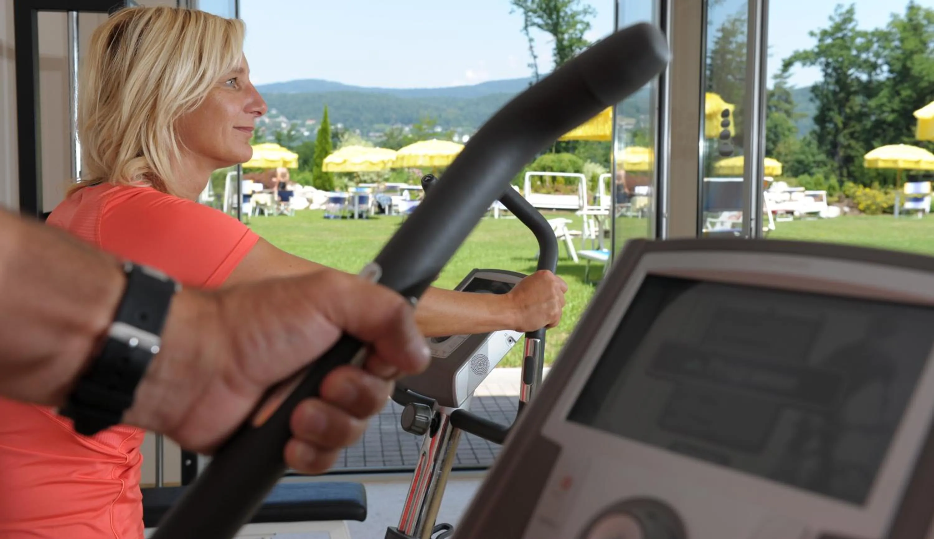 Fitness centre/facilities in Dei Hotel Schönblick