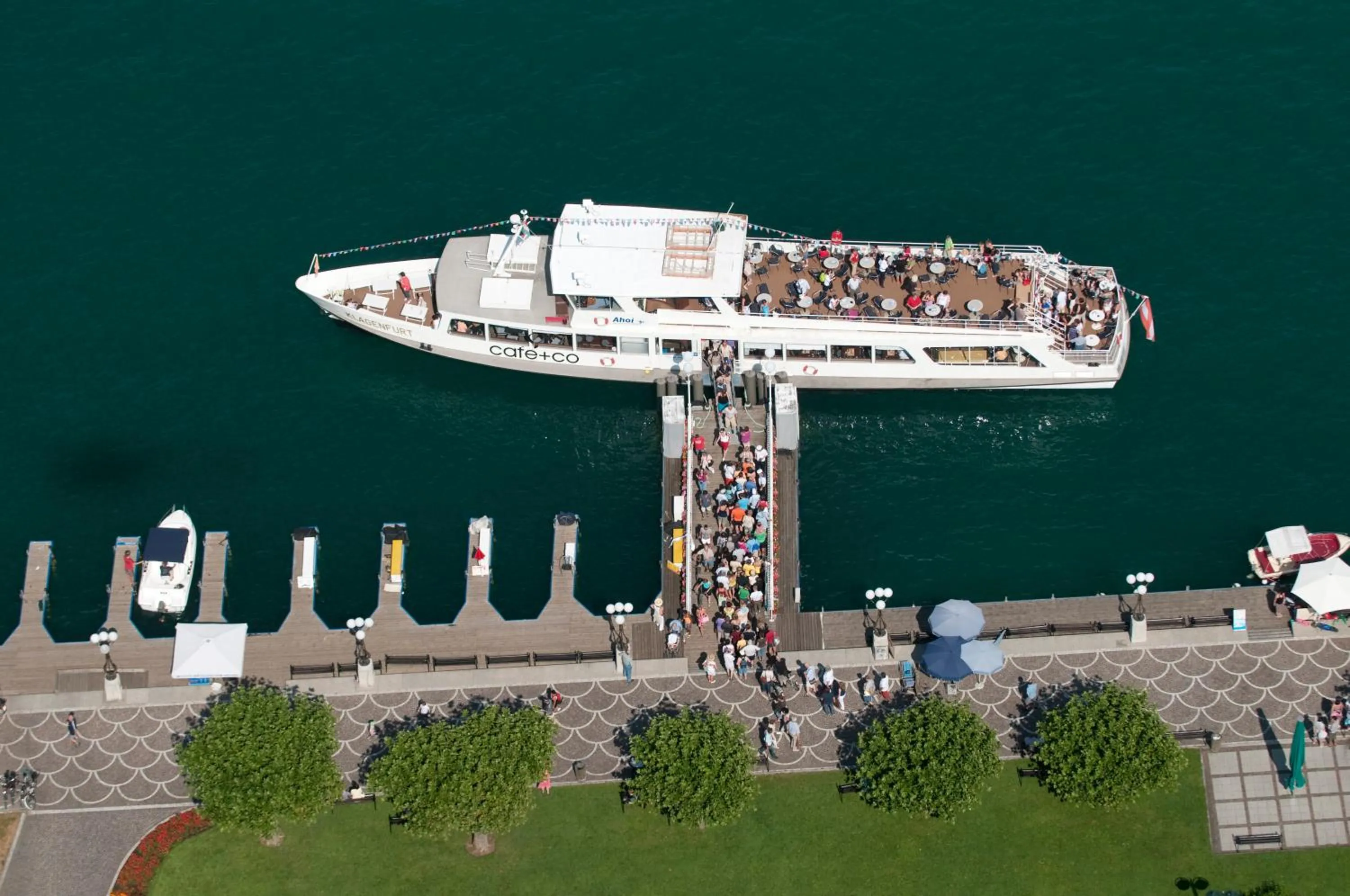 Bird's eye view in Dei Hotel Schönblick