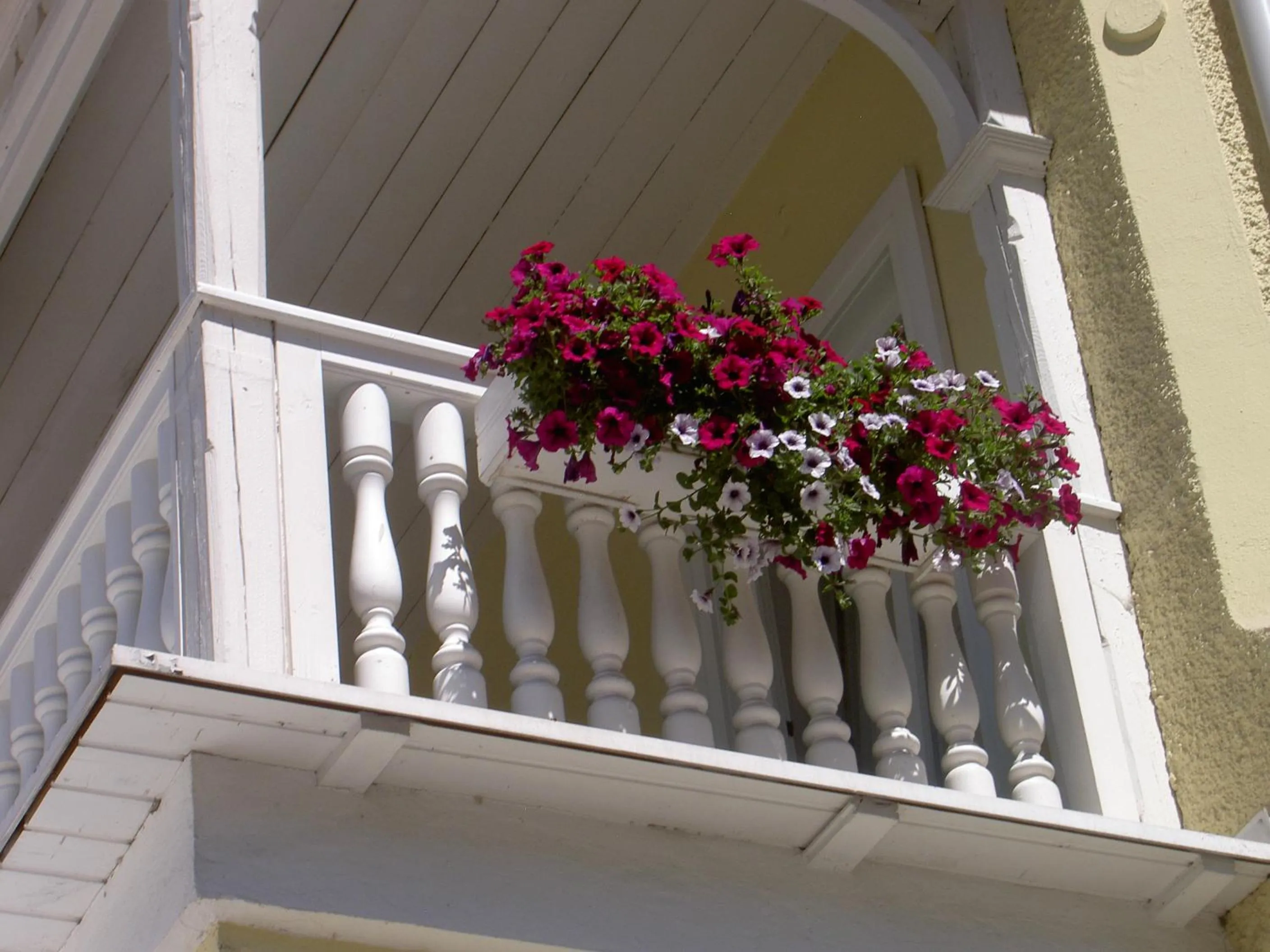 Balcony/Terrace in Hotel Garni Hubertus-Nostalgie & Charme