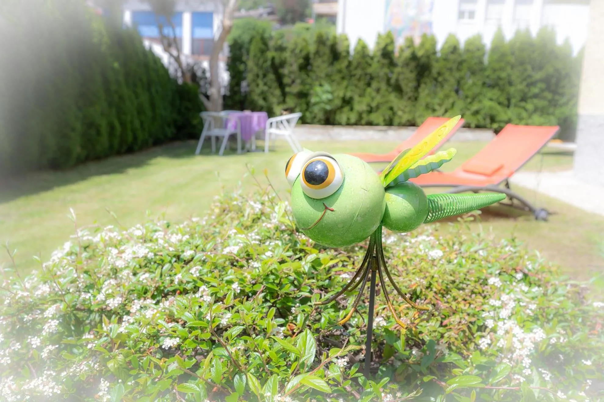 Garden in Hotel Garni Hubertus-Nostalgie & Charme