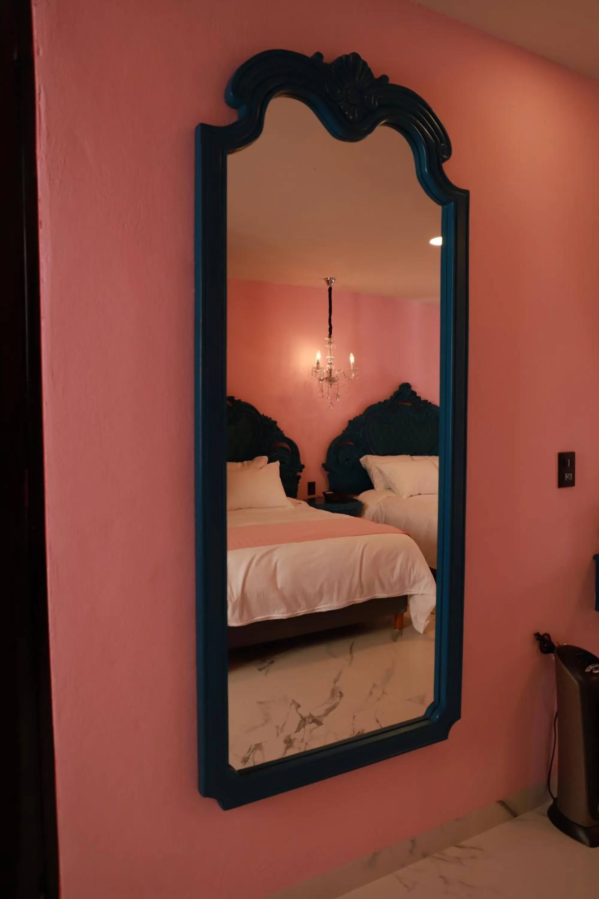 Bed in Casa Rosa Hotel & Spa