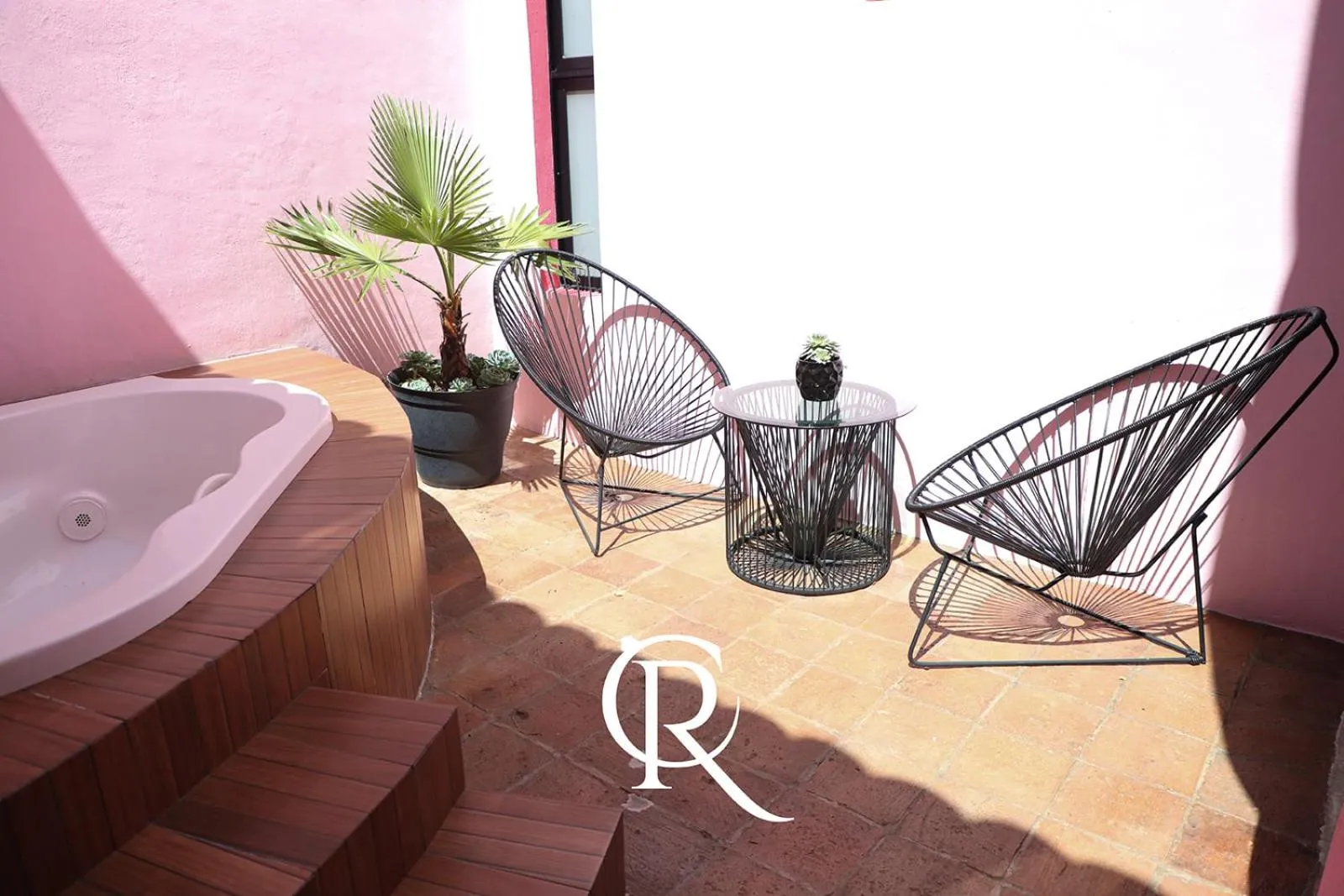 Patio in Casa Rosa Hotel & Spa