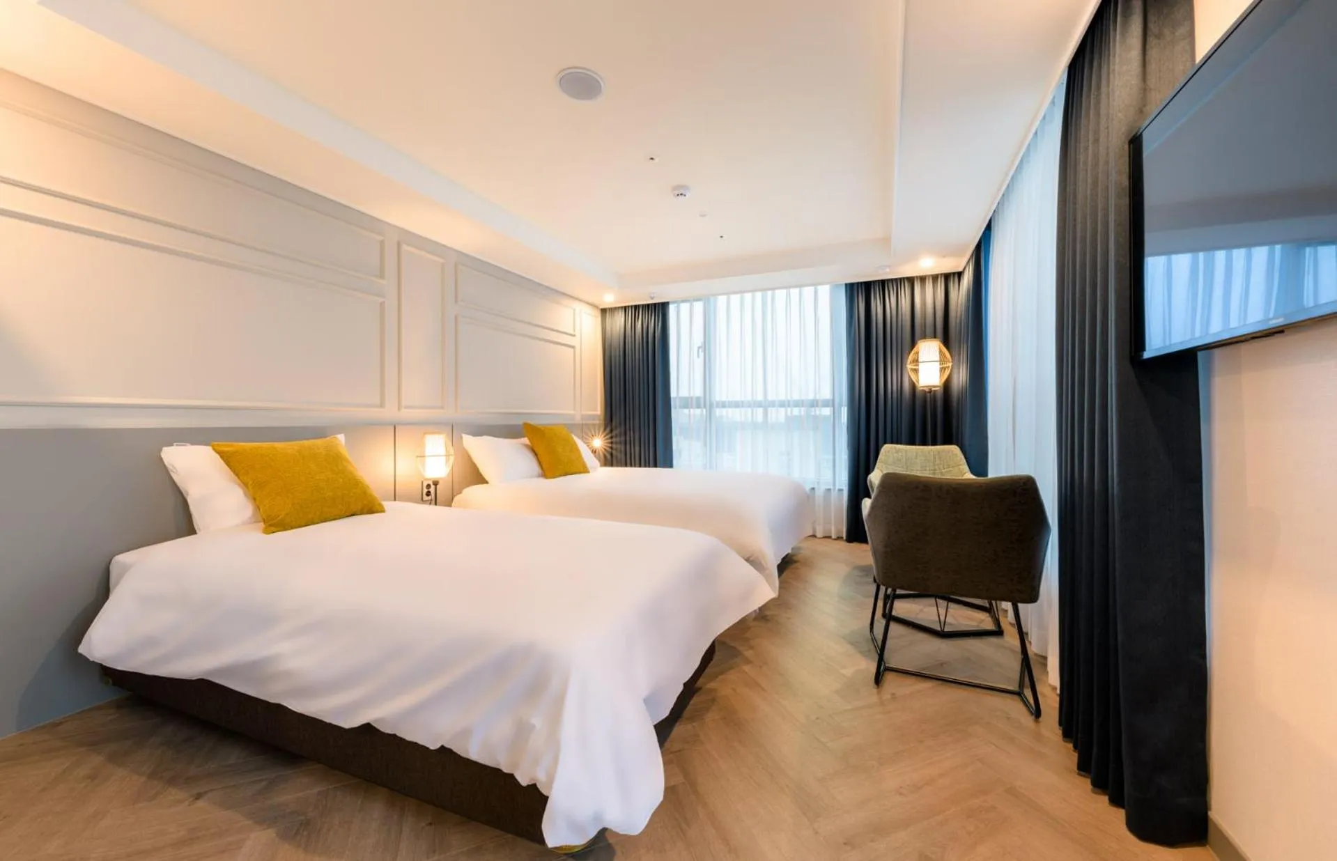 Bed in Ventimo Hotel & Residence Jeju