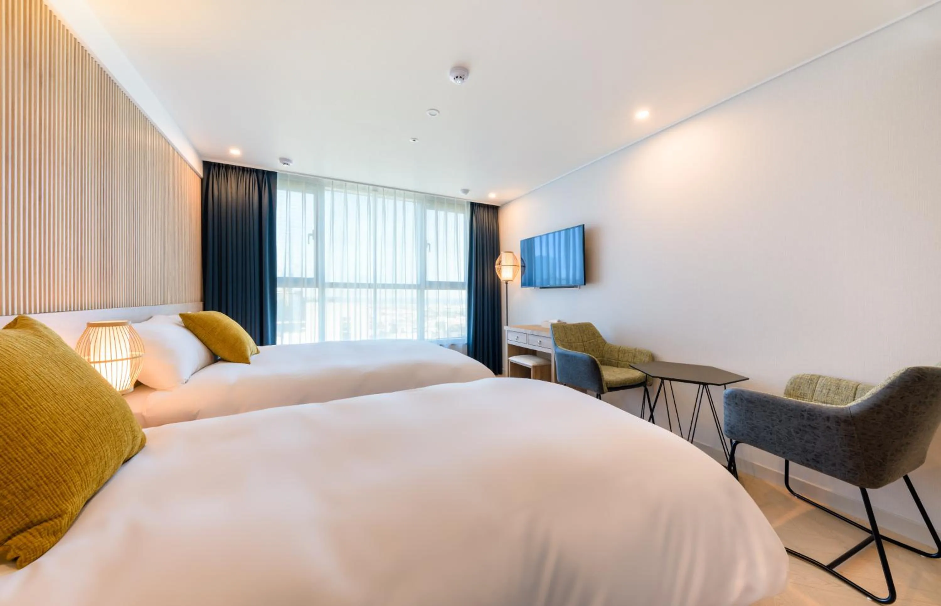 Bed in Ventimo Hotel & Residence Jeju