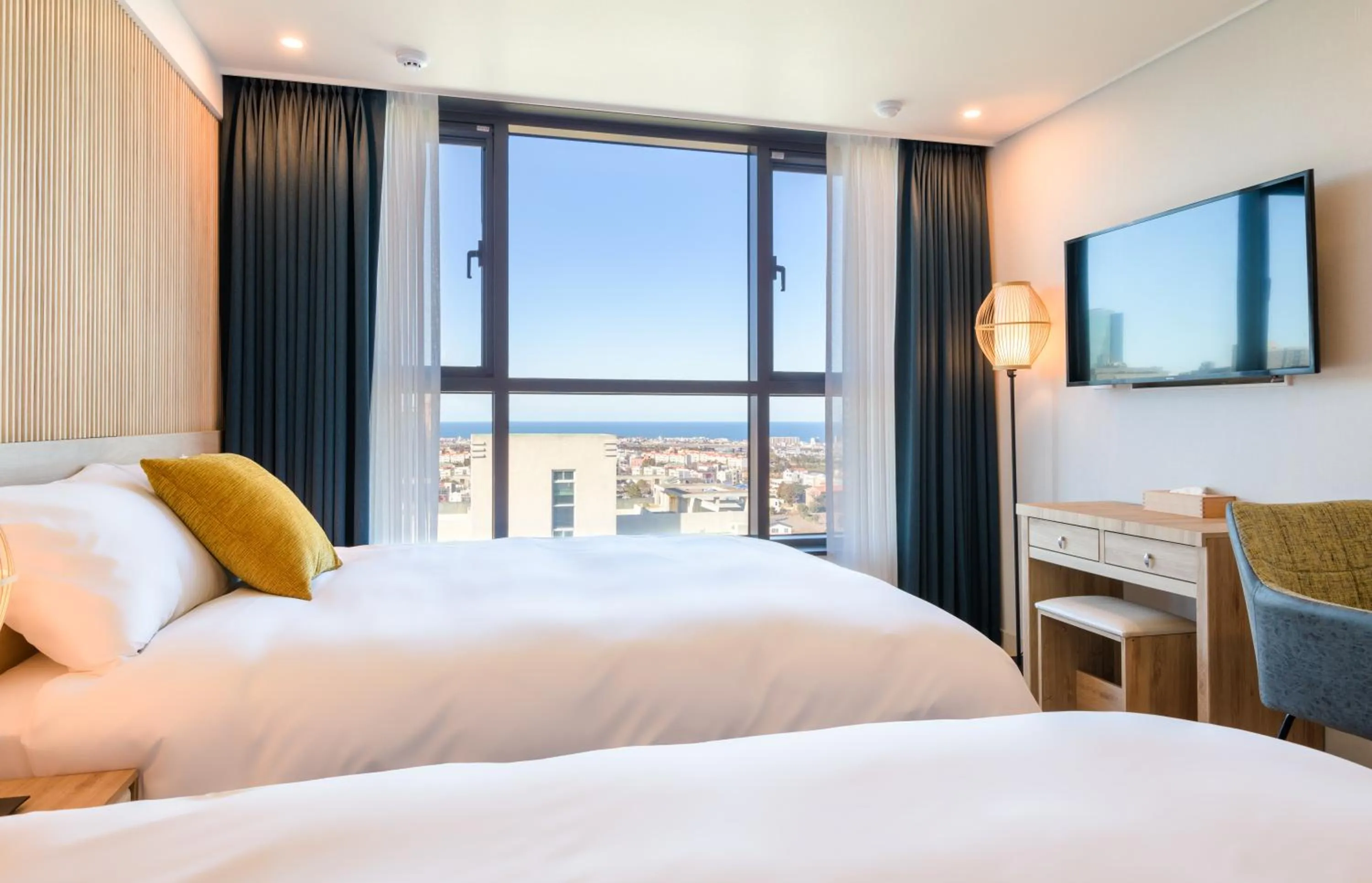 Bed in Ventimo Hotel & Residence Jeju