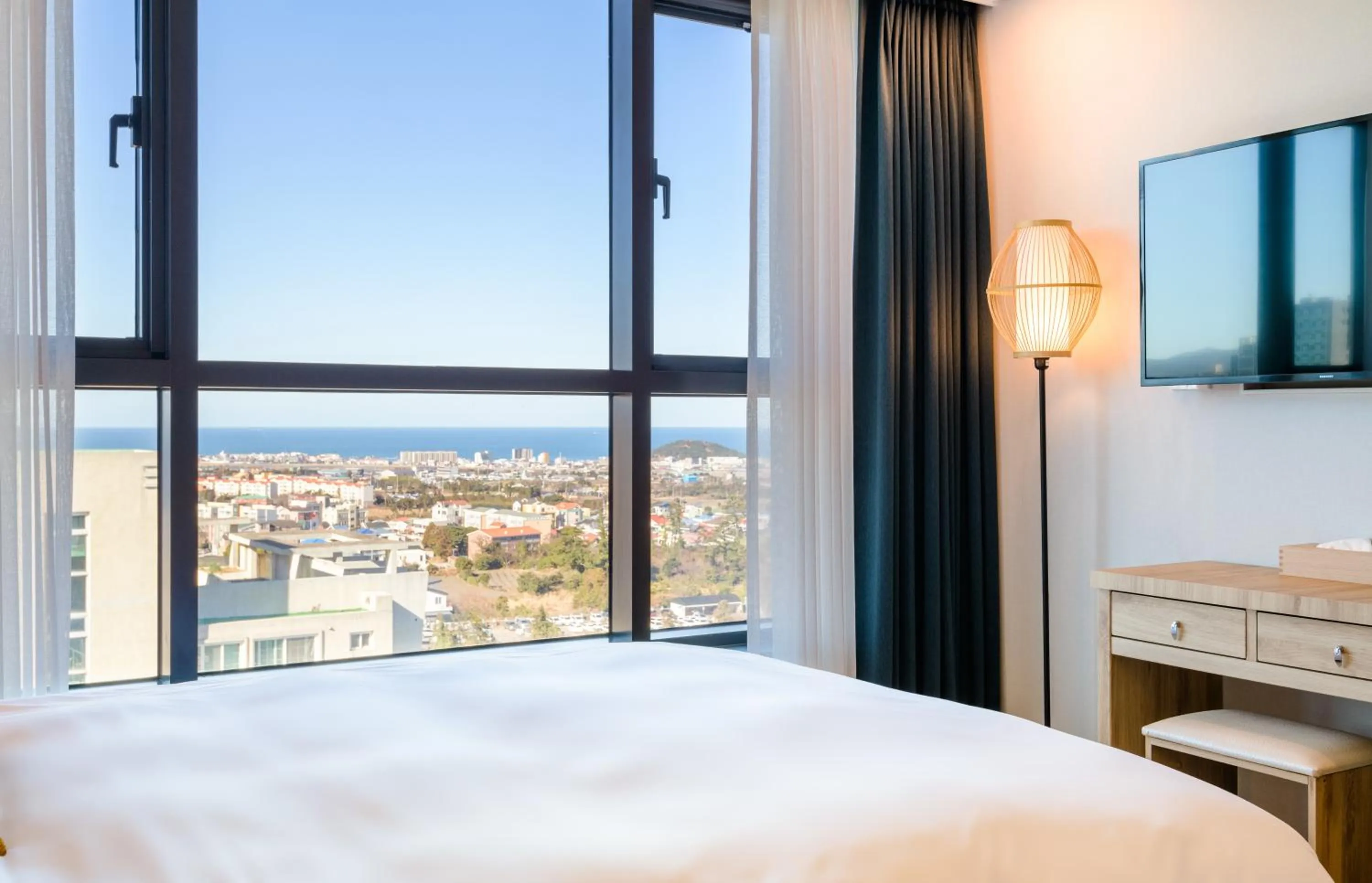 Bed in Ventimo Hotel & Residence Jeju