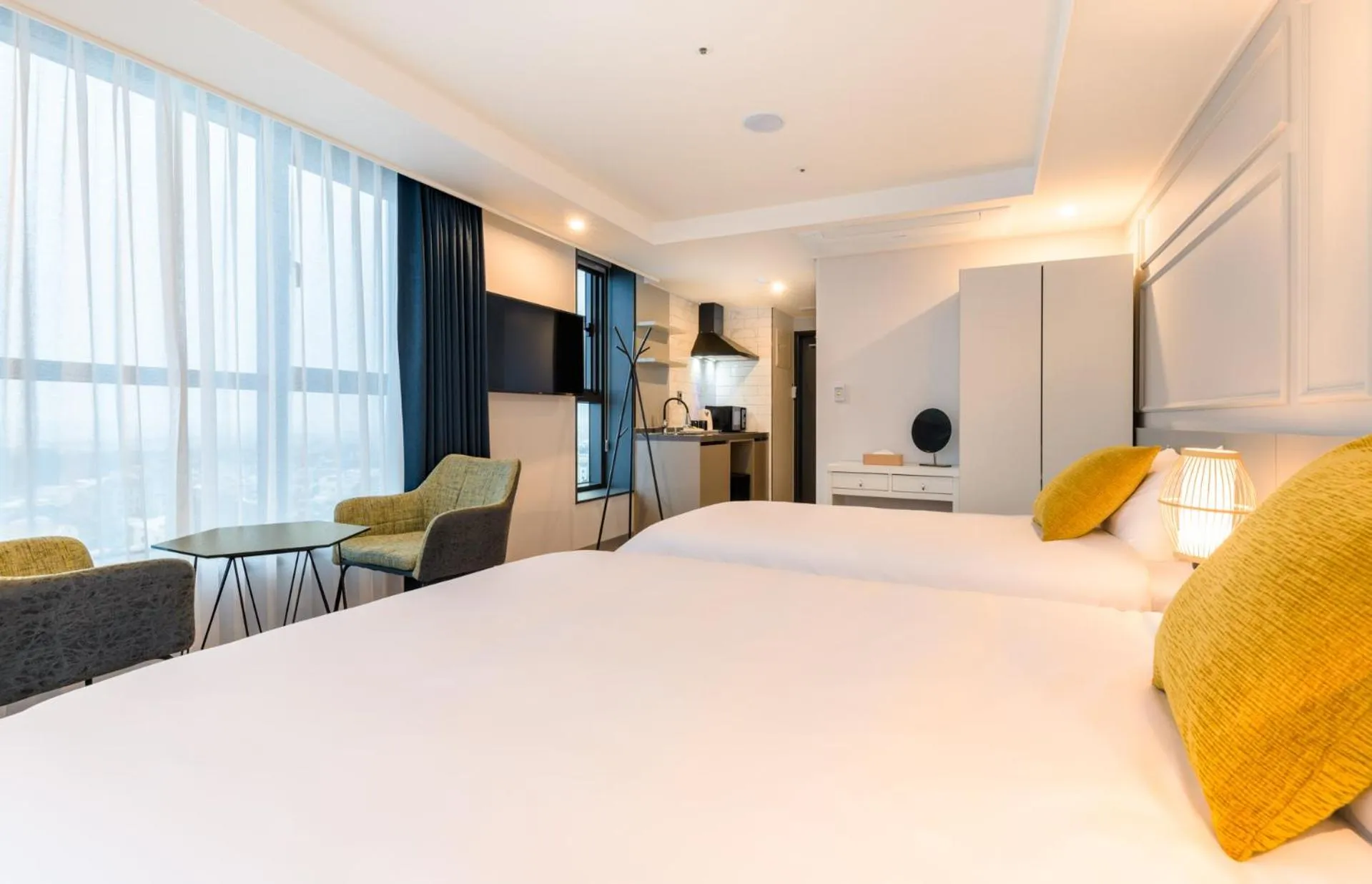 Bed in Ventimo Hotel & Residence Jeju