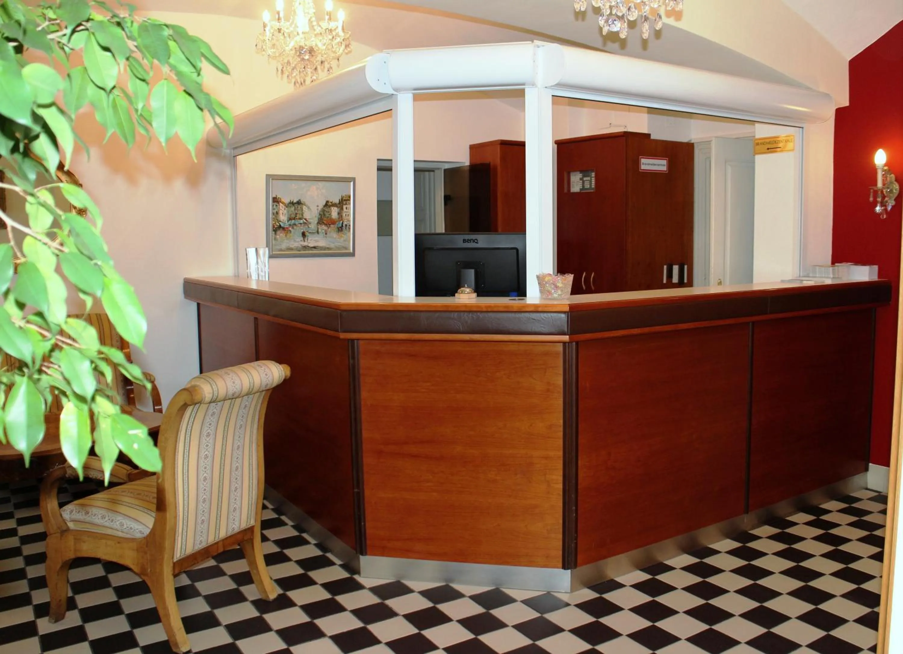 Lobby or reception in Hotel Graf Stadion