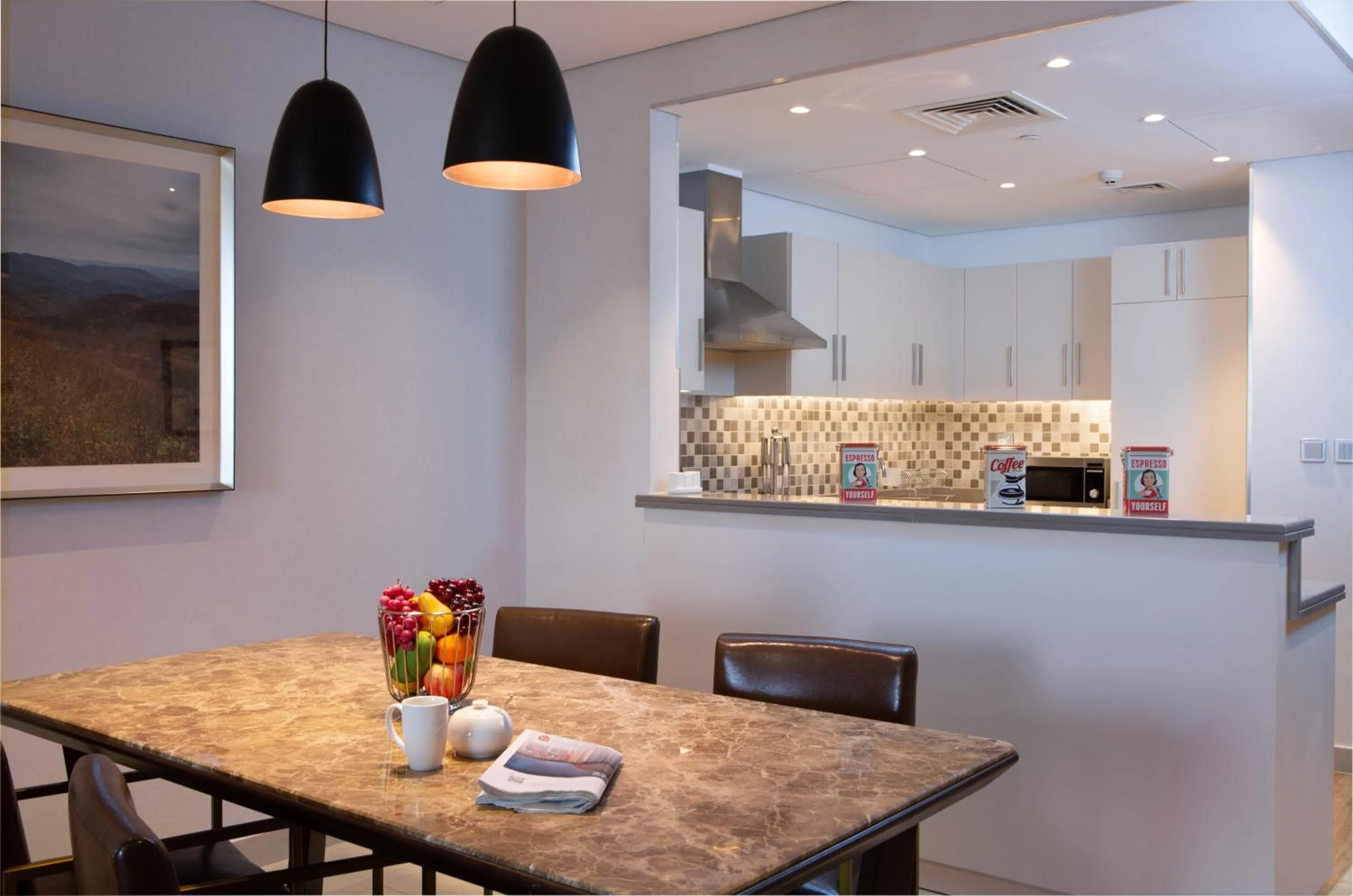 Dining area in Retaj Baywalk Residence