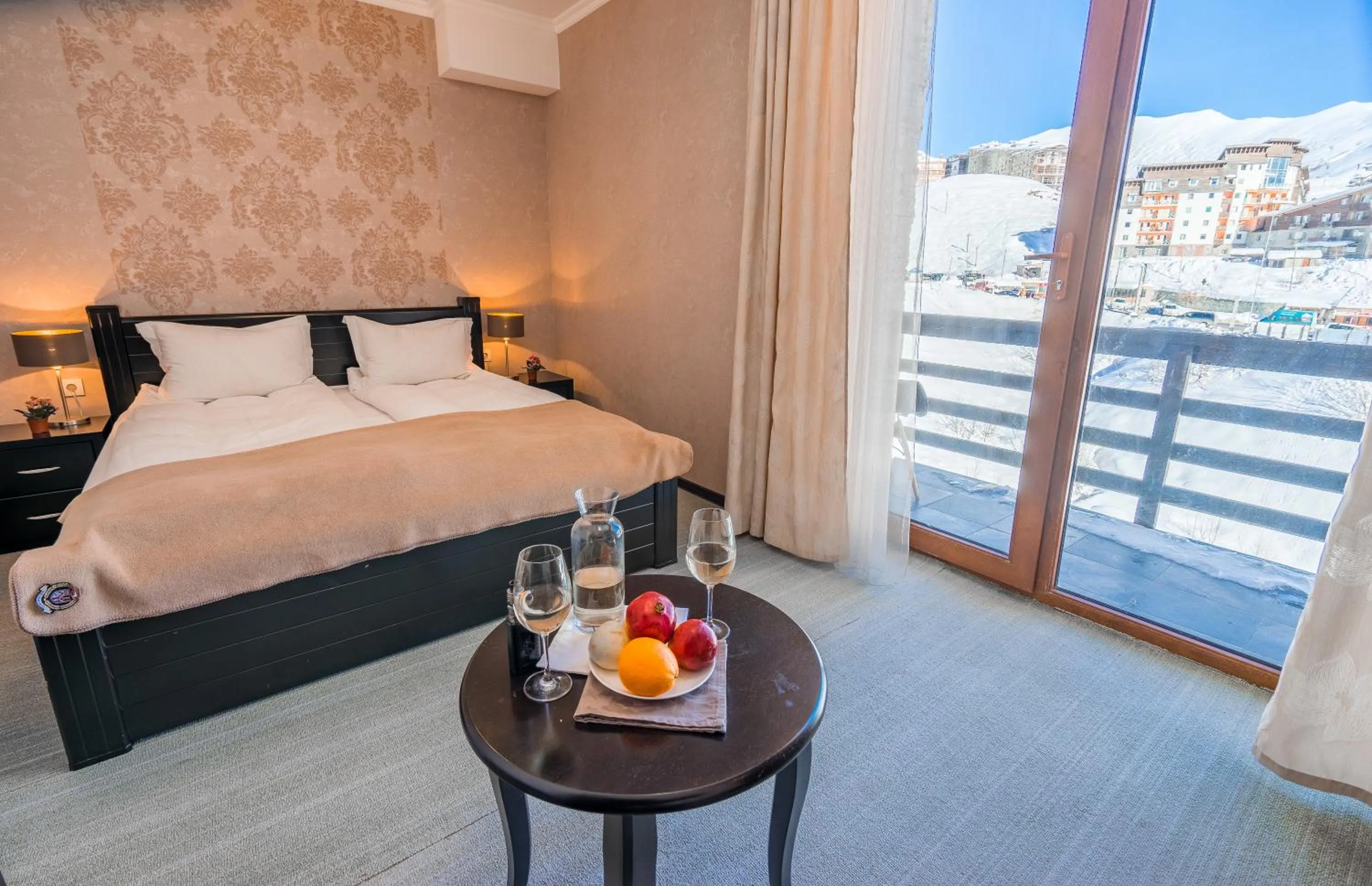 Bed in Hotel GoodAura