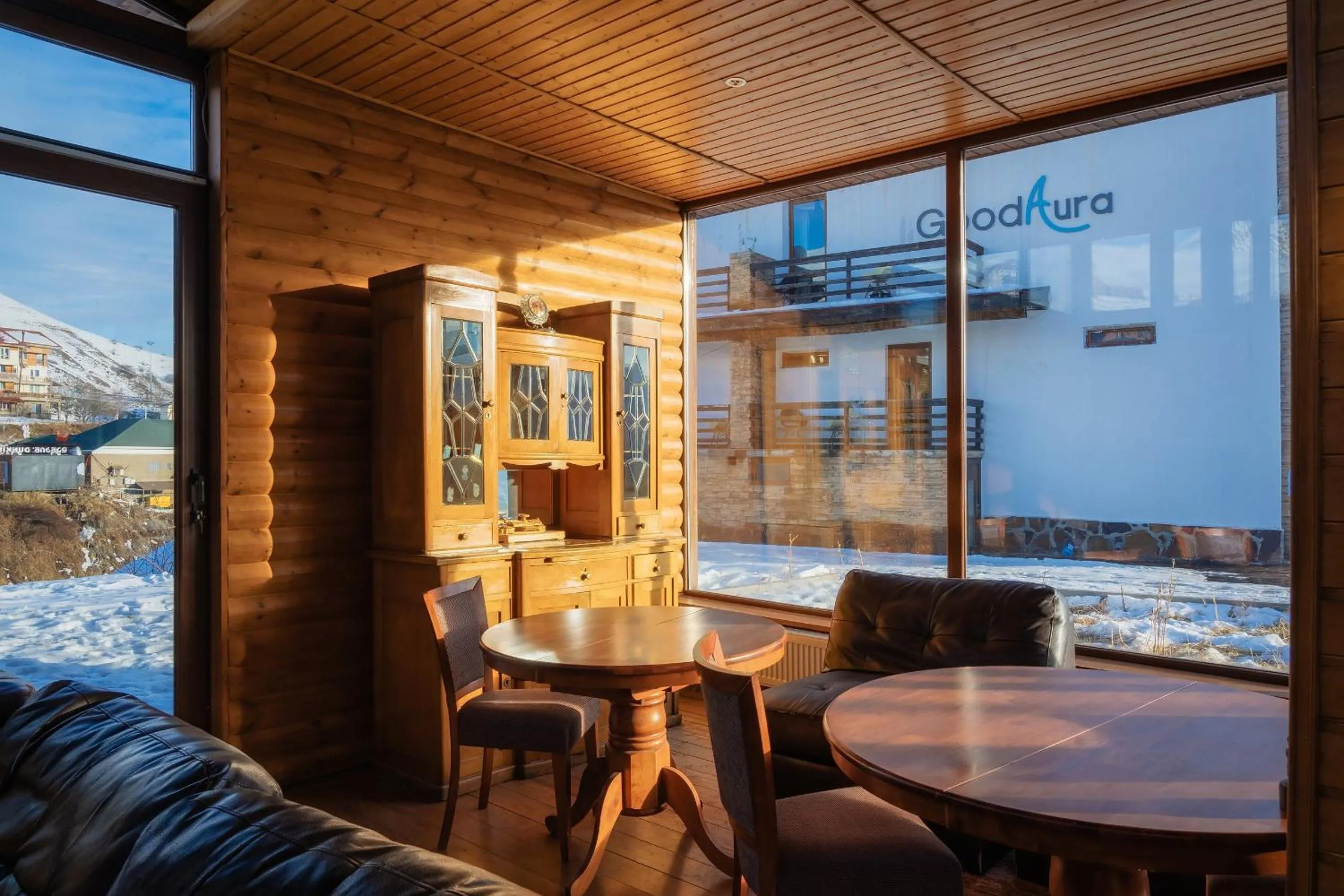 Seating area in Hotel GoodAura