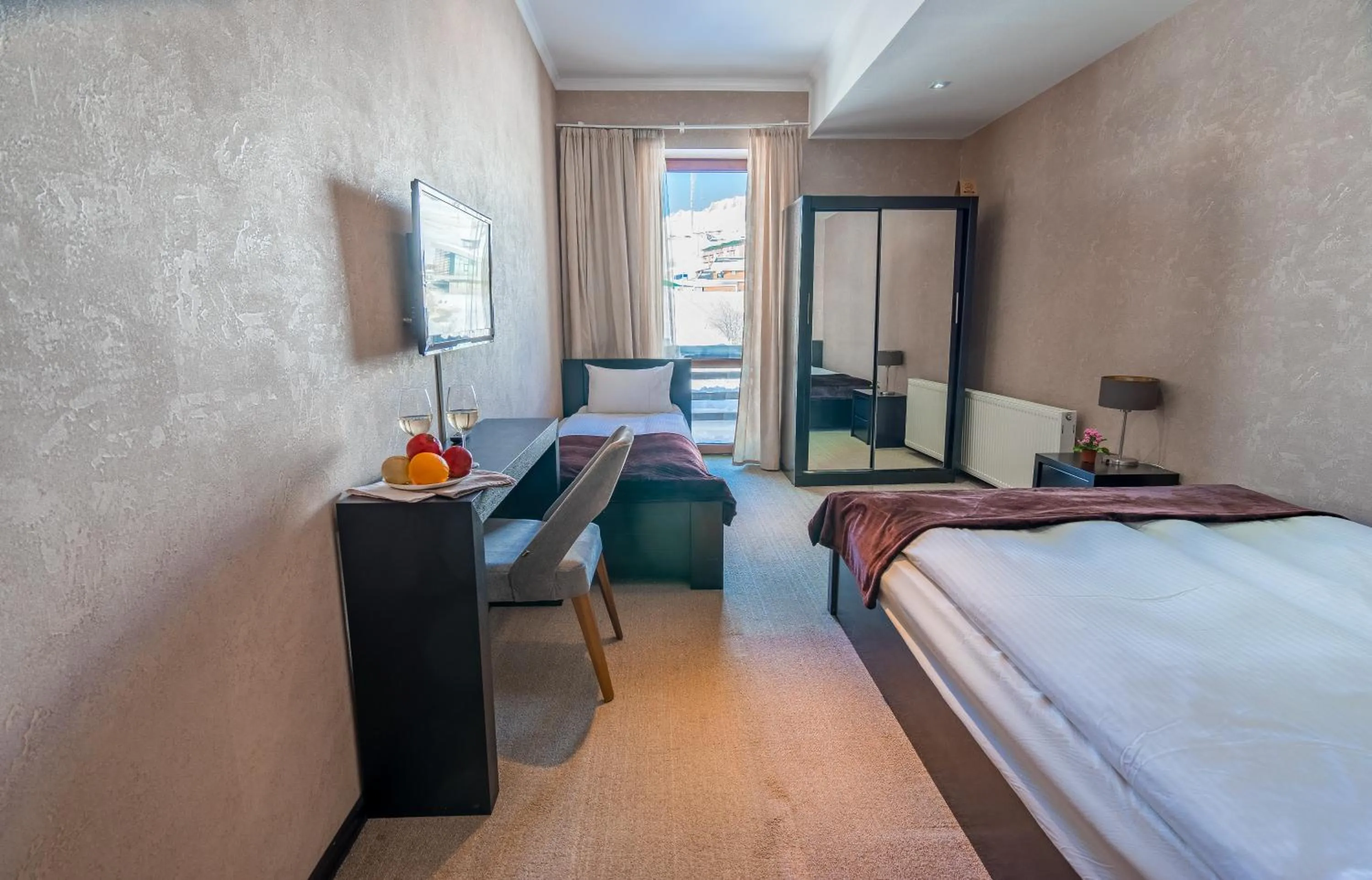 Bed in Hotel GoodAura