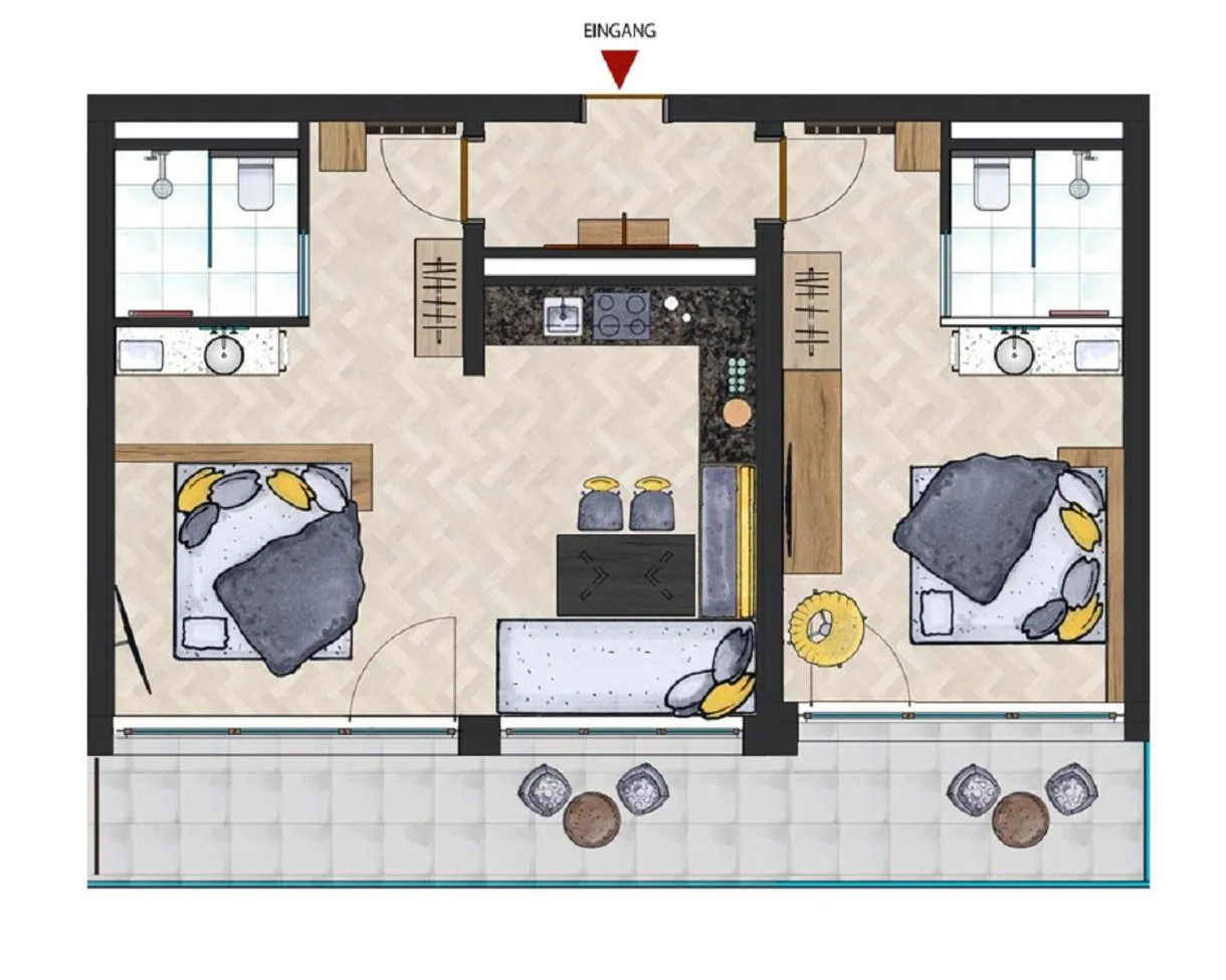 Floor plan in Bergparadies - inklusive Eintritt in die Alpentherme