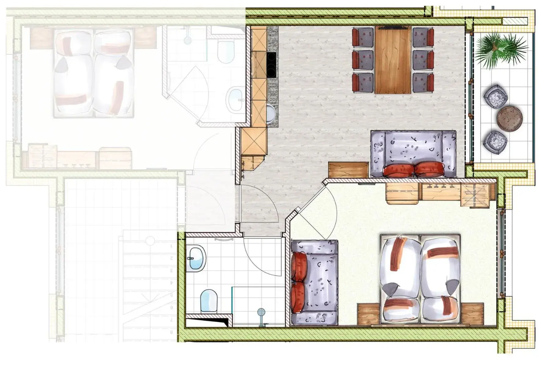 One-Bedroom Apartment Plus with Spa Access in Bergparadies - inklusive Eintritt in die Alpentherme One-Bedroom Apartment Plus with Spa Access in Bergparadies - inklusive Eintritt in die Alpentherme