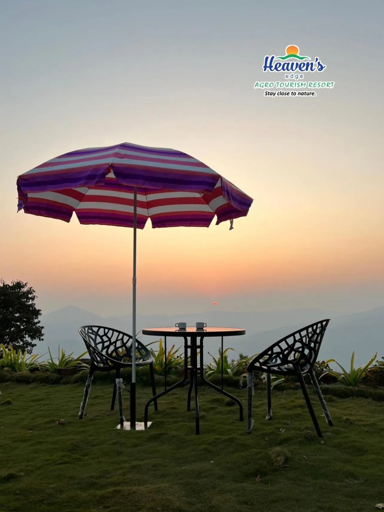 Sunset in Heavens Edge Resort