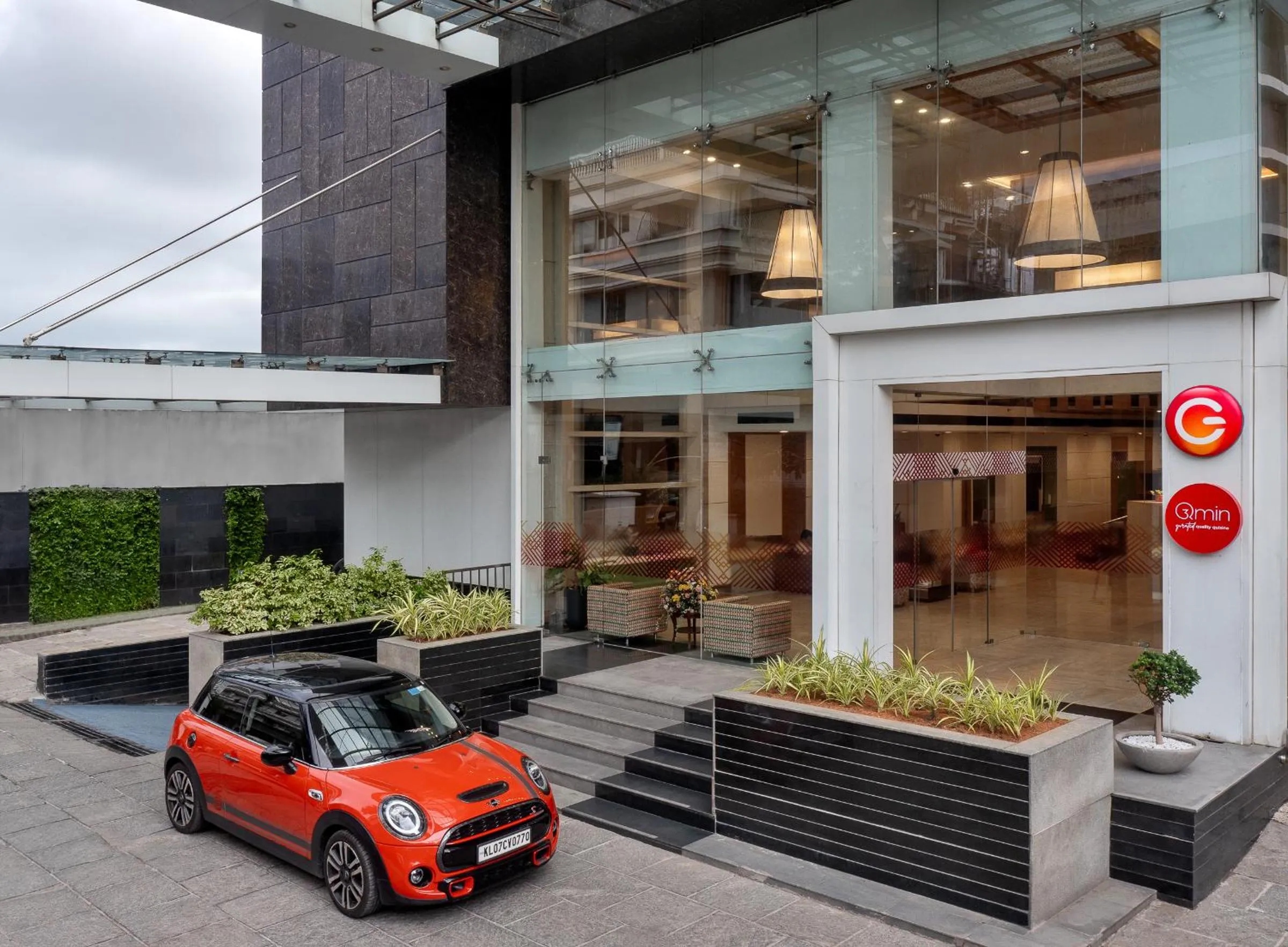 Facade/entrance in Ginger Kochi MG Road