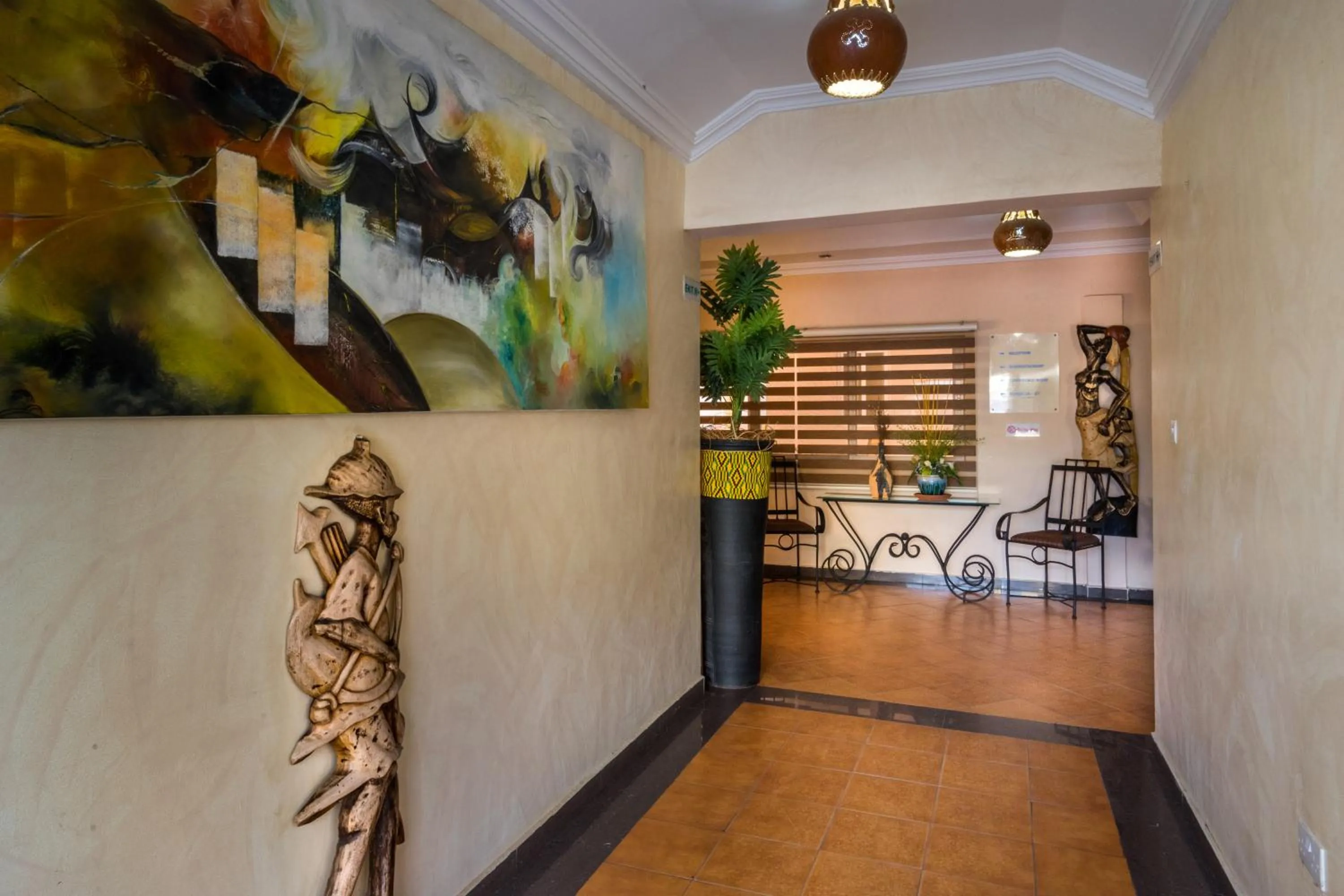 Decorative detail in Midindi Hotel