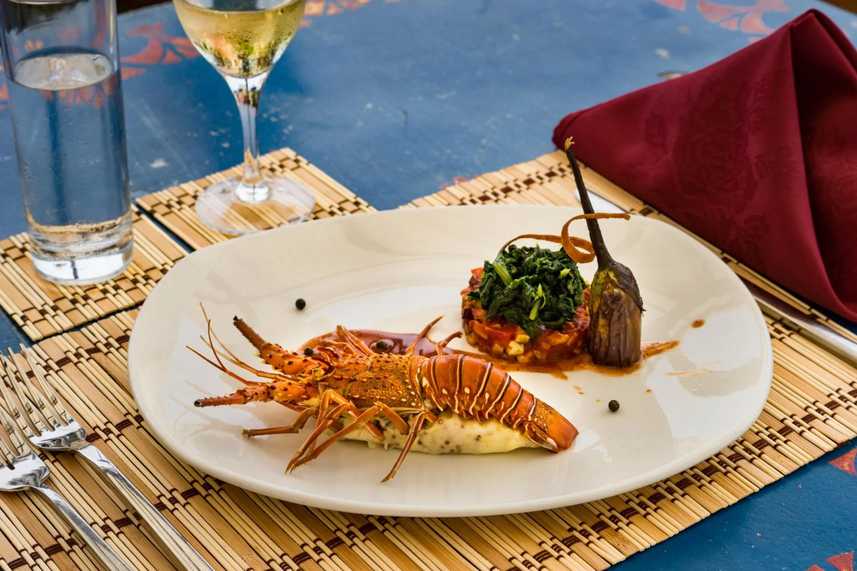 Food close-up in Midindi Hotel