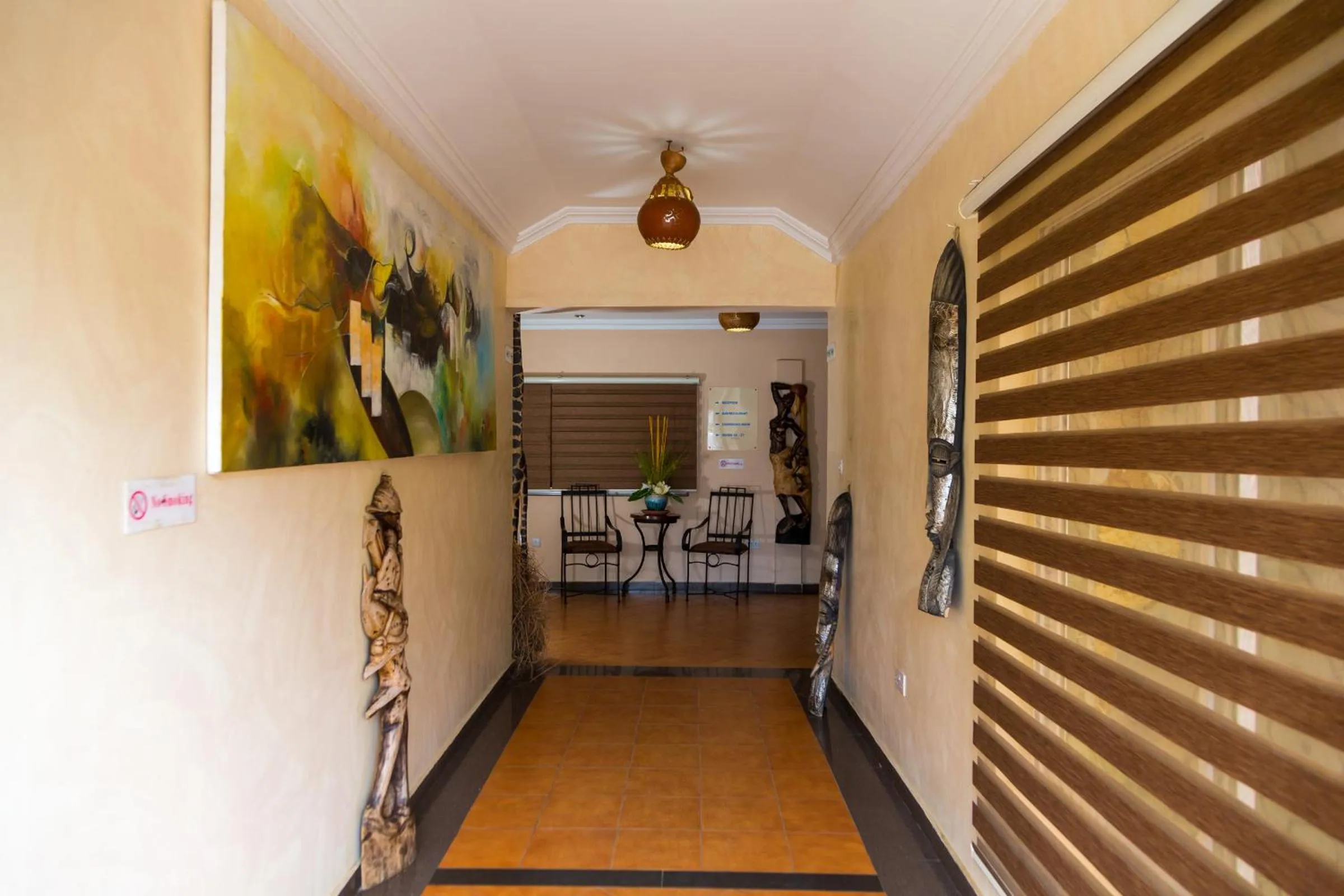 Decorative detail in Midindi Hotel