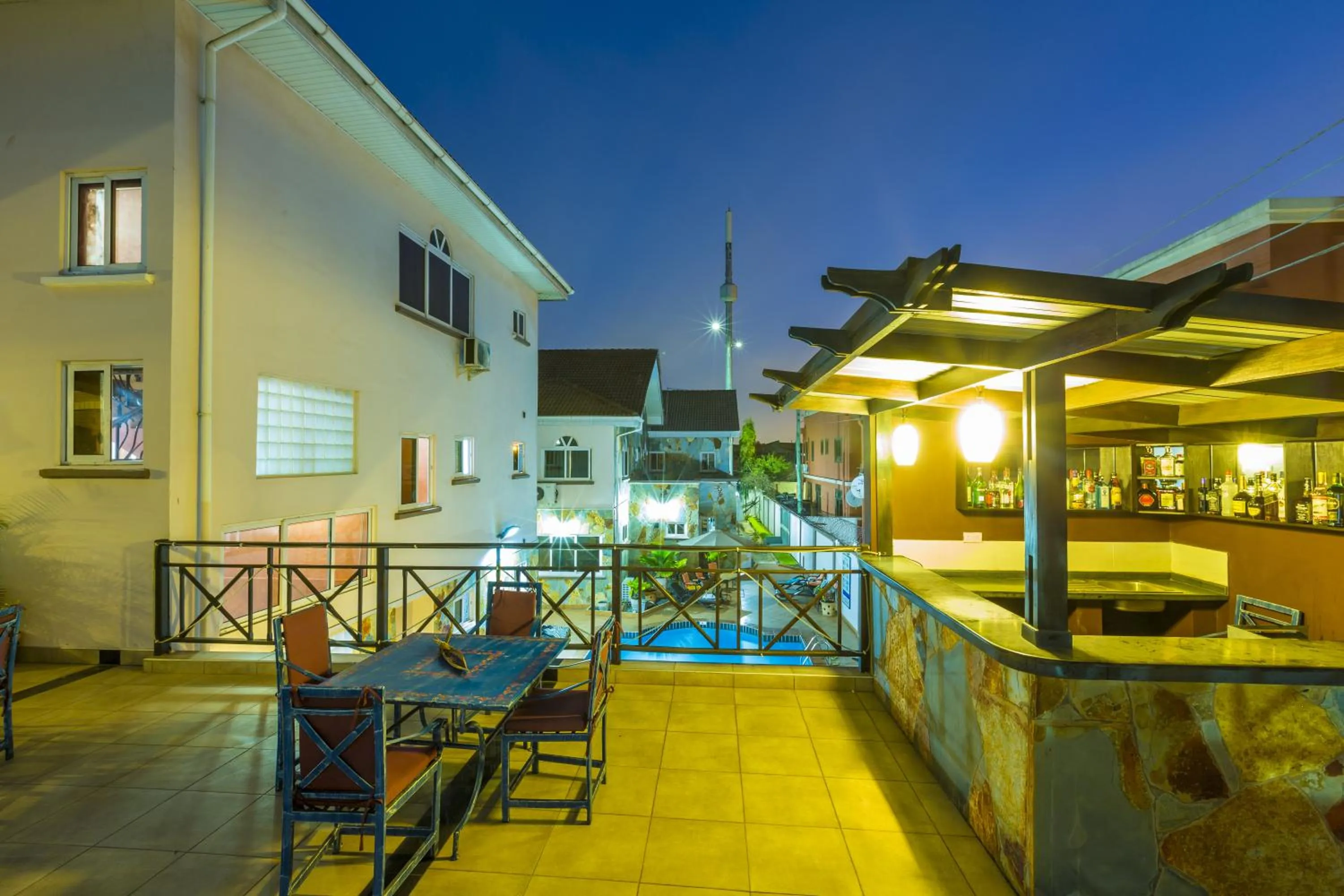 Balcony/Terrace in Midindi Hotel