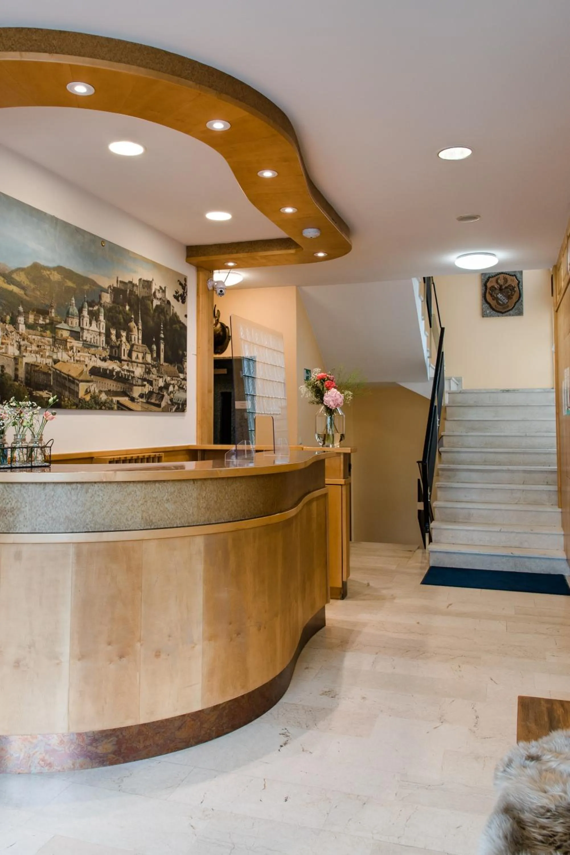 Lobby or reception in Hotel Drei Kreuz - Self Check In