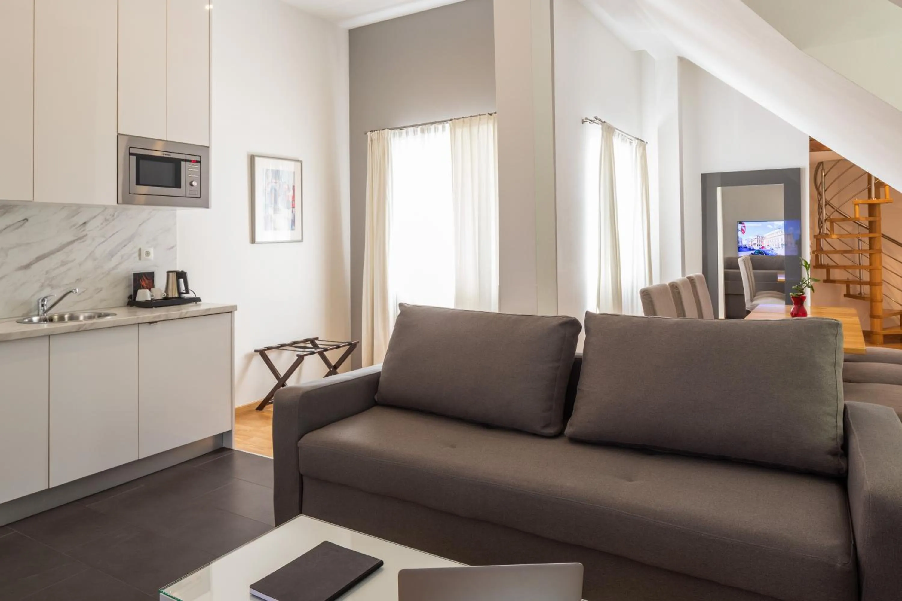 Living room in The Levante Rathaus Apartments