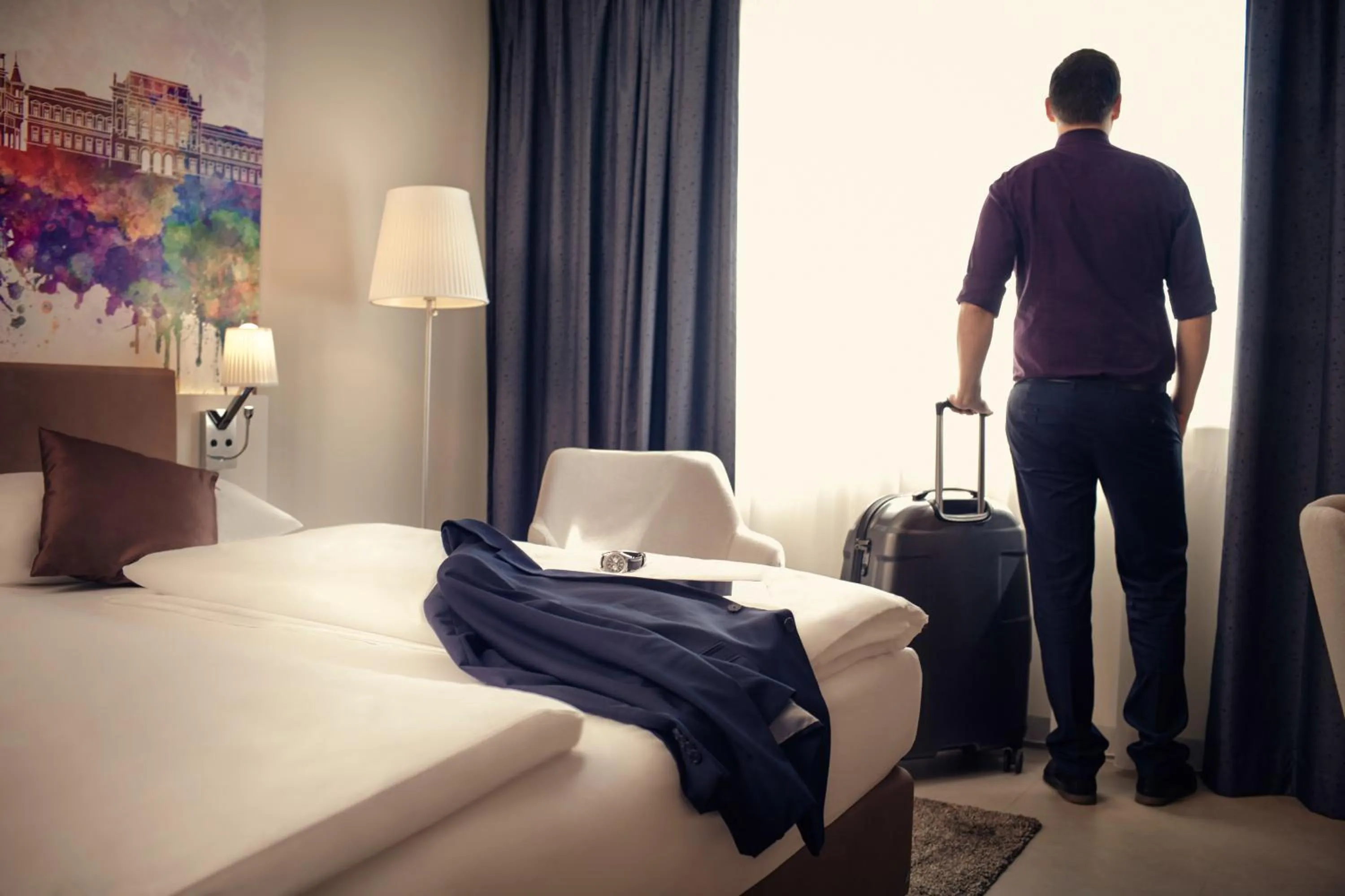 Photo of the whole room, Bed in Hotel Mercure Graz City